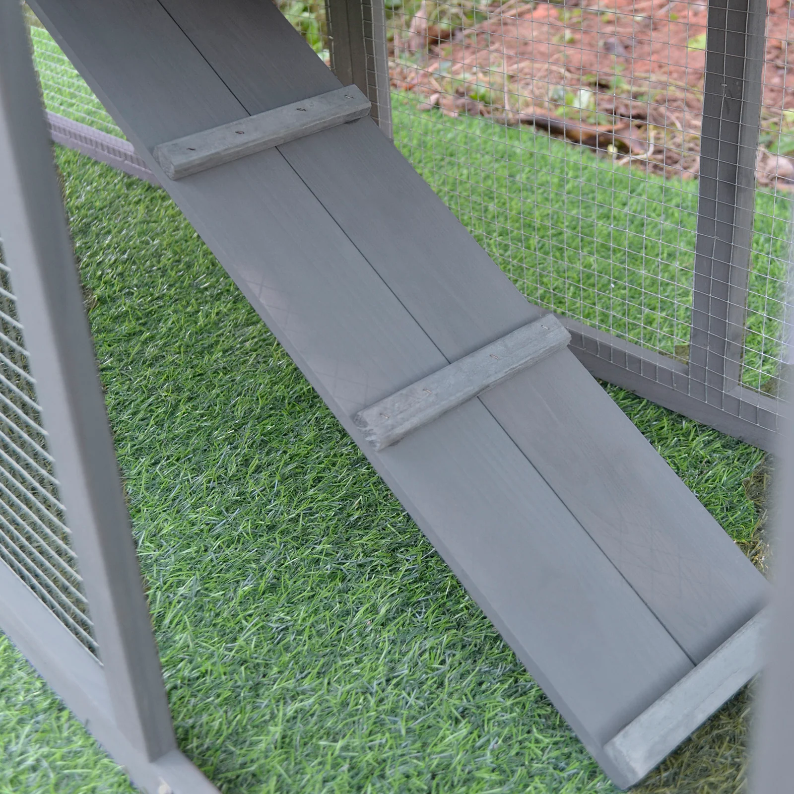 2025 PawHut kaninbur i to niveauer. Grå