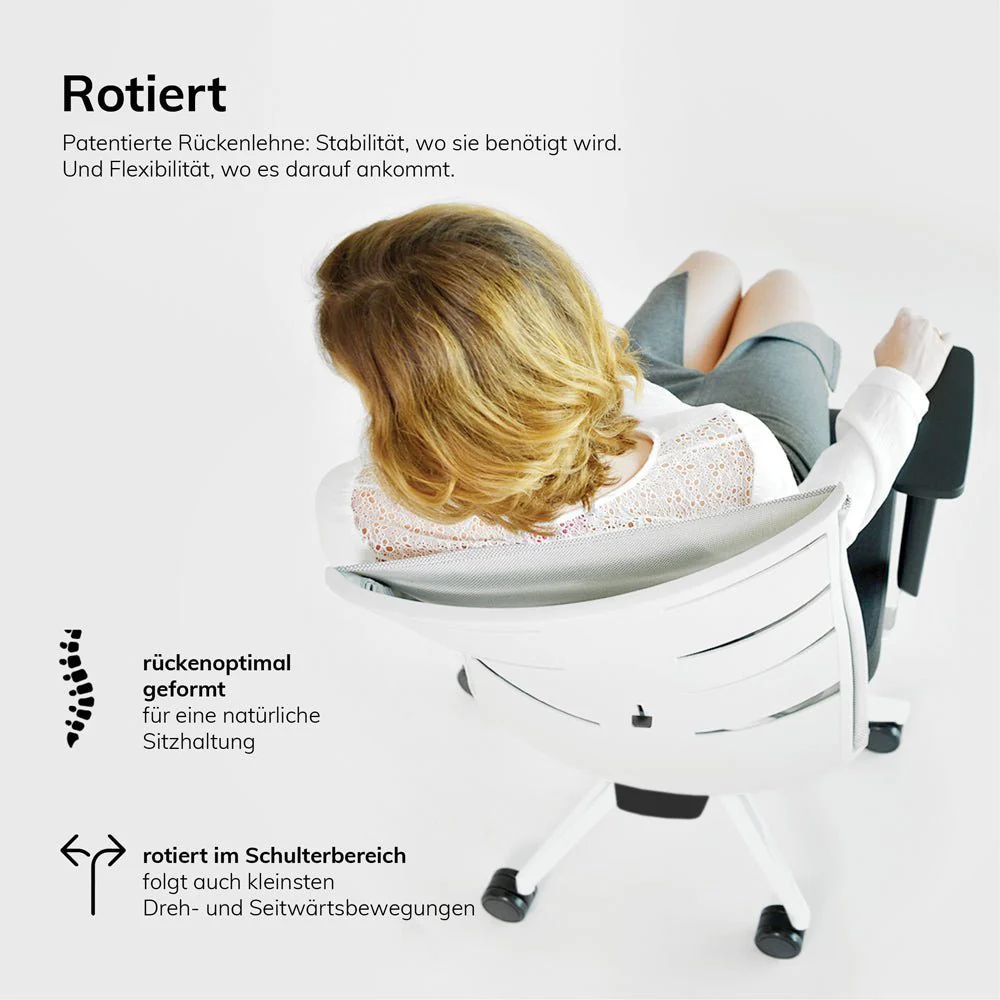 Agilis Matrix MT12 2025 Langsam verstellbarer ergonomischer Bürostuhl mit Netzrückenlehne, Sonderedition, Reines Schwarz