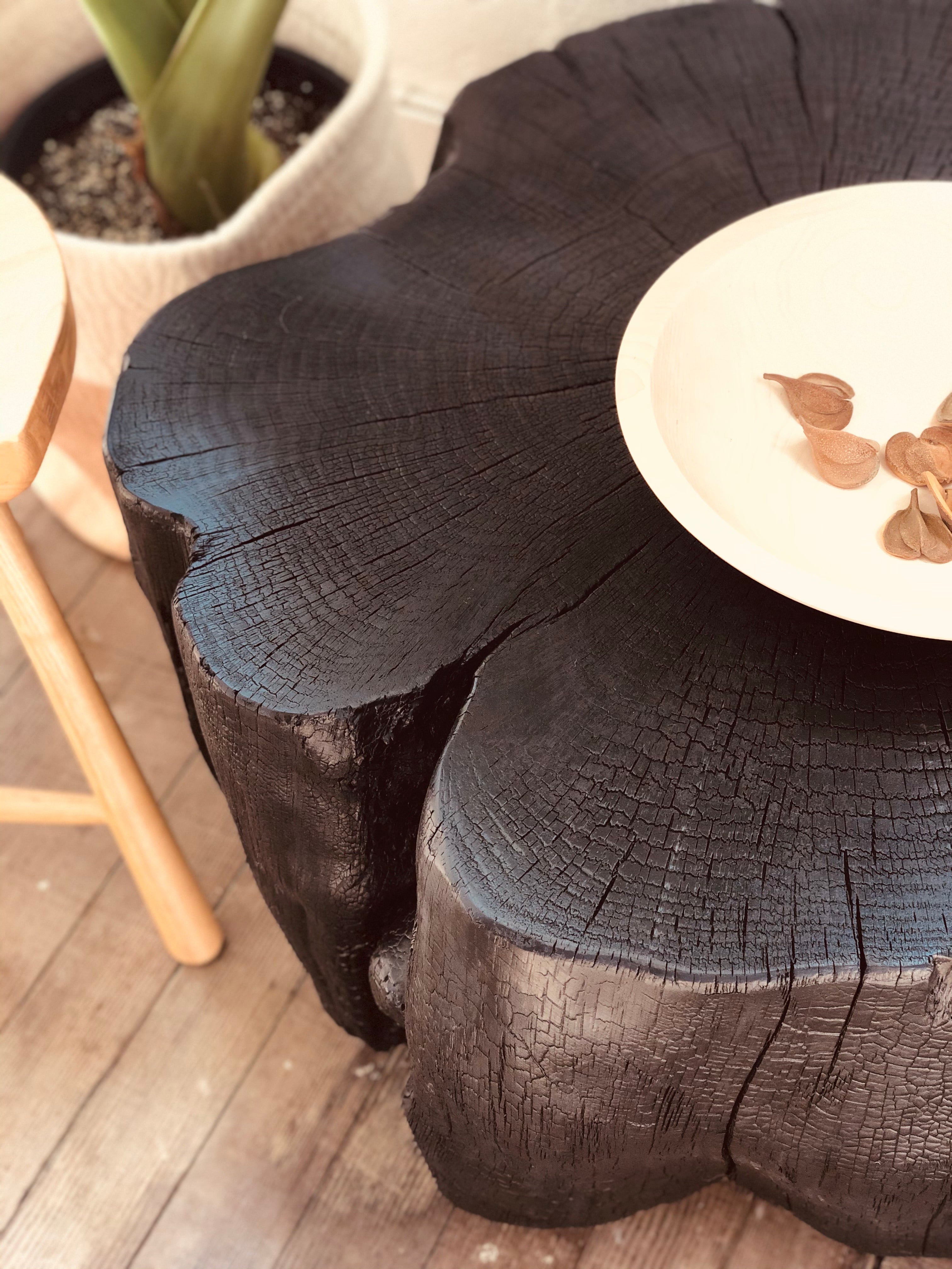 Mesa de centro Júpiter - Shou Sugi Ban