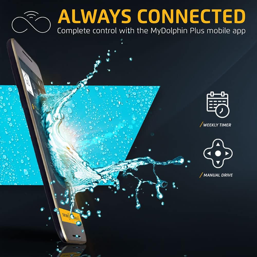 Robot nettoyeur de piscine Dolphin Nautilus CC 2025 pour piscines jusqu'à 10 mètres – Brosse pour grimper aux parois