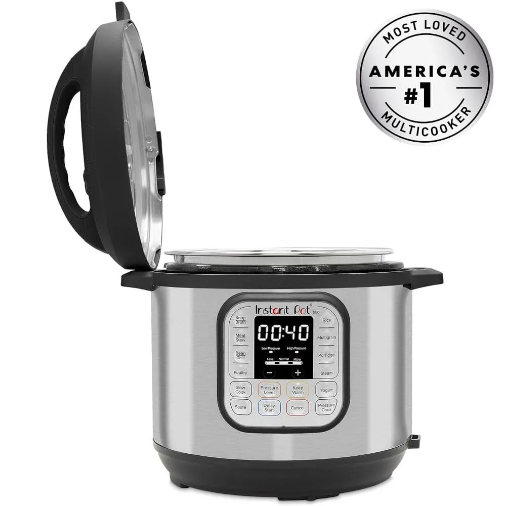 2025 Instant Pot Duo Evo Plus 5,7 L – 10-i-1 multifunktions elektrisk komfur i rustfrit stål