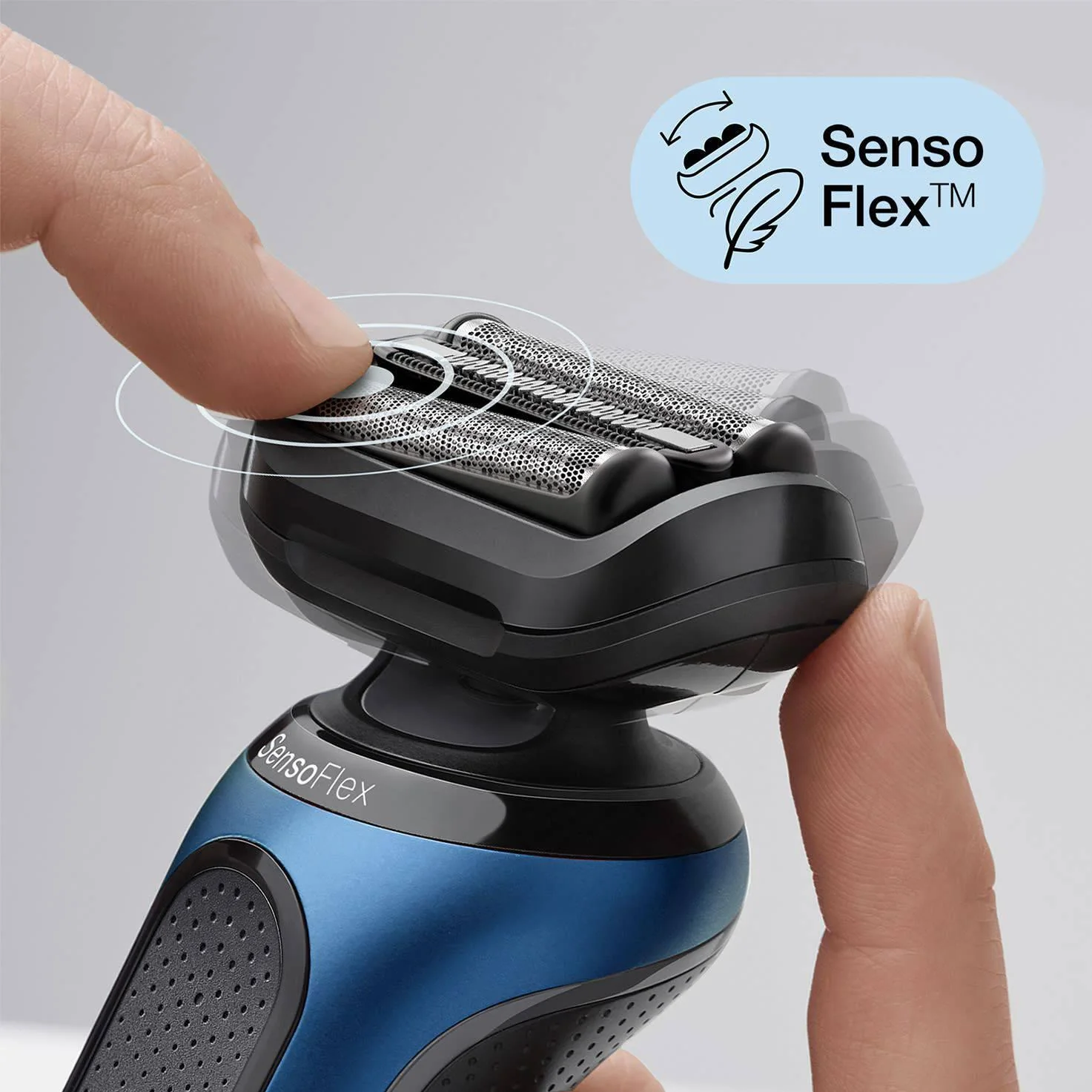 2025 Braun Series 6 60-B7200cc barbermaskine til mænd – våd- og tørbarbering med SmartCare Center – blå