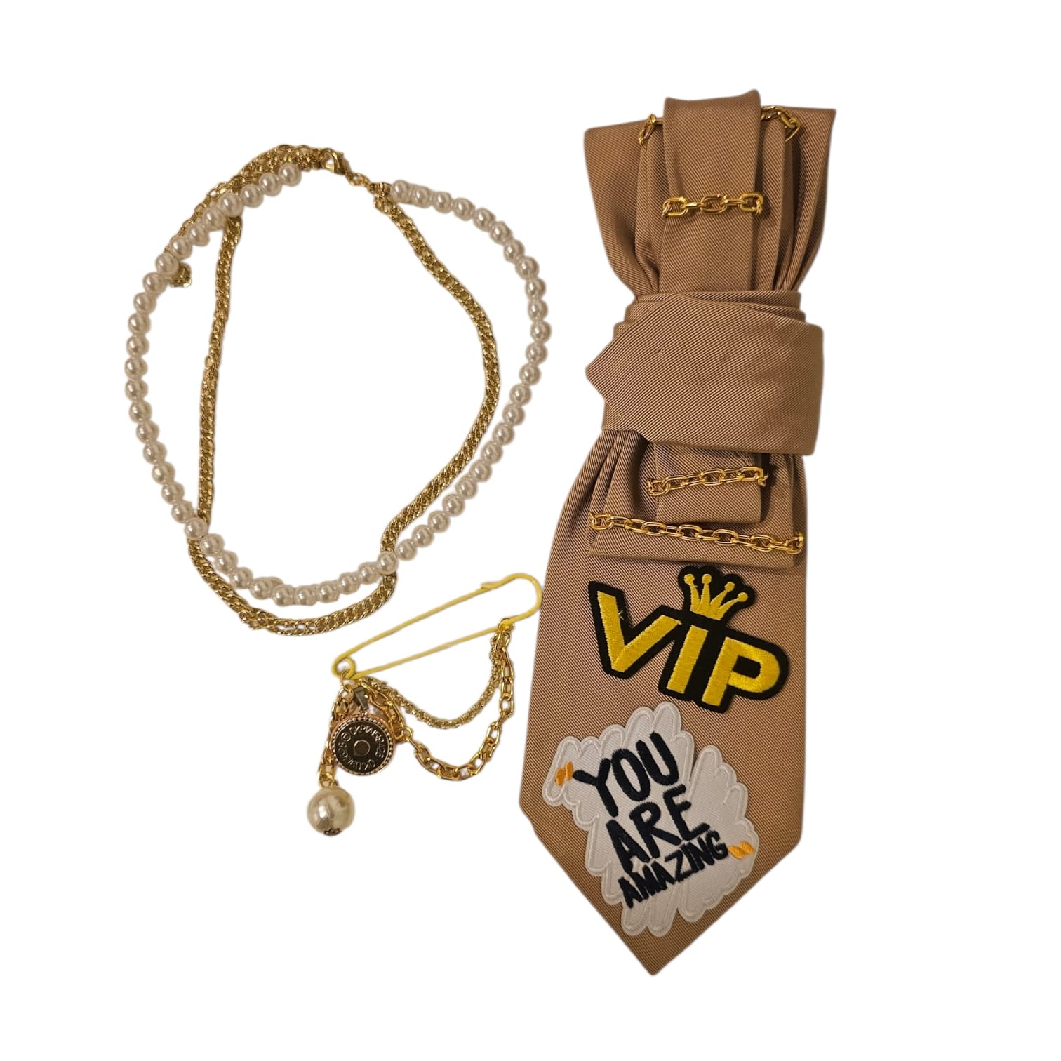 You Are Amazing 4-in-1 Jeweled Tie