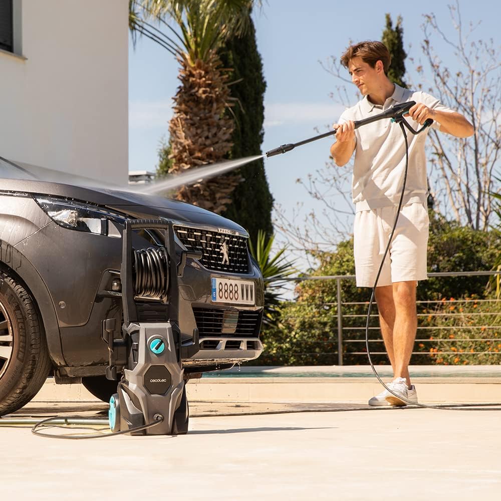 Cecotec HydroBoost 2400 AdvanceClean højtryksrenser. 2400W, Hjem, Have eller Bil, Flowhastighed på 480l/t, 180 trykbarer, Aluminiumpumpe, Aktionsradius 14 m