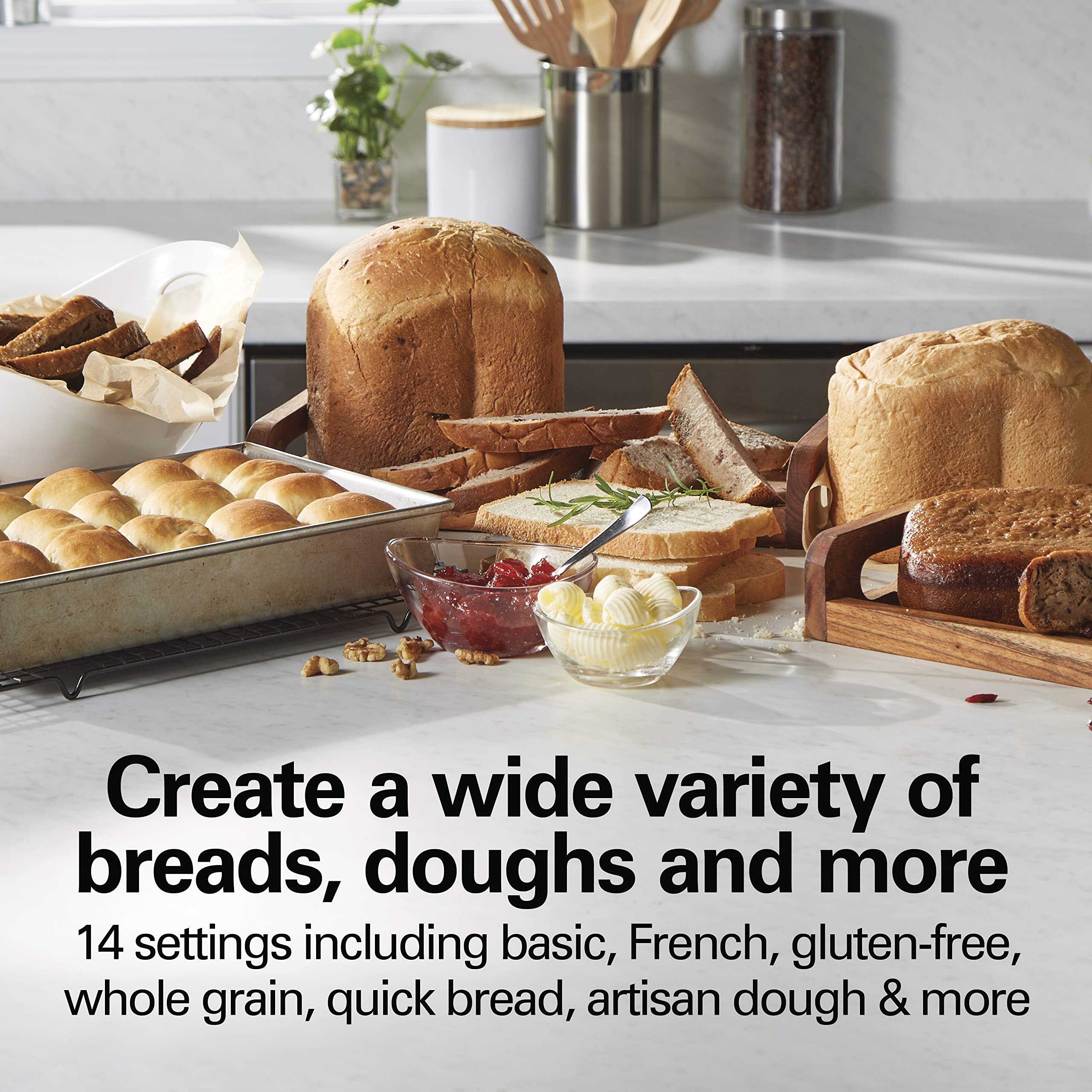 Machine à pain sans gluten Hamilton Beach en acier inoxydable 2025 (réf. 29985)