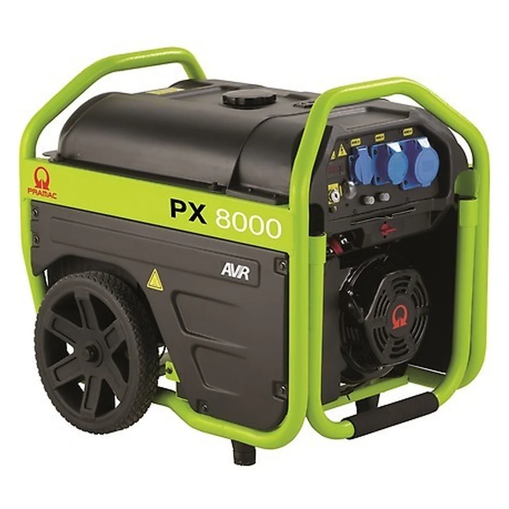 Générateur à essence Pramac SHIAVR230V E-START 5 kVA PX 8000-SHI AVR (2025)