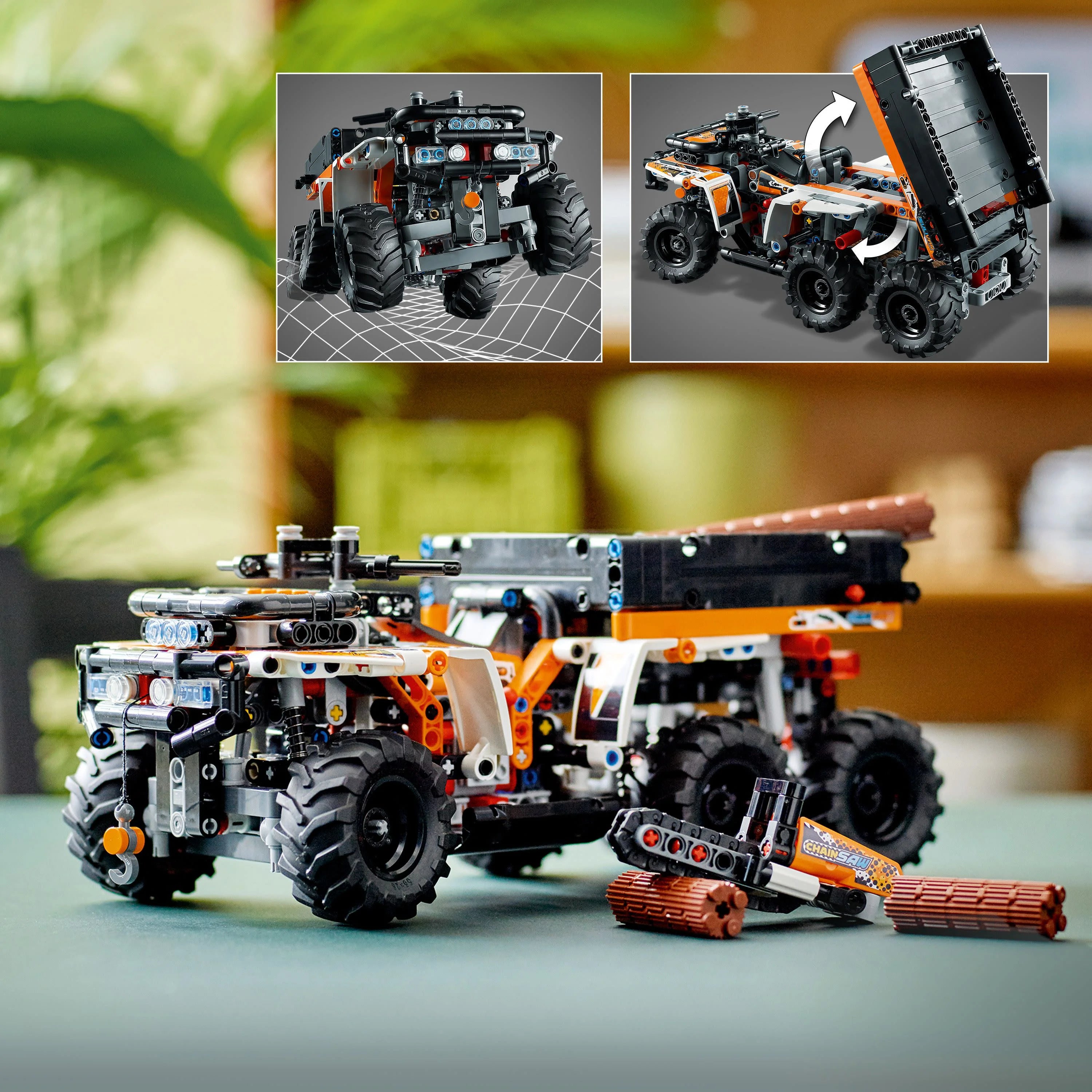 LEGO Technic Terrængående Køretøj 42139, 6-hjulet terrængående modellastbil, ATV byggesæt, fødselsdagsgaveidé til drenge, piger og børn