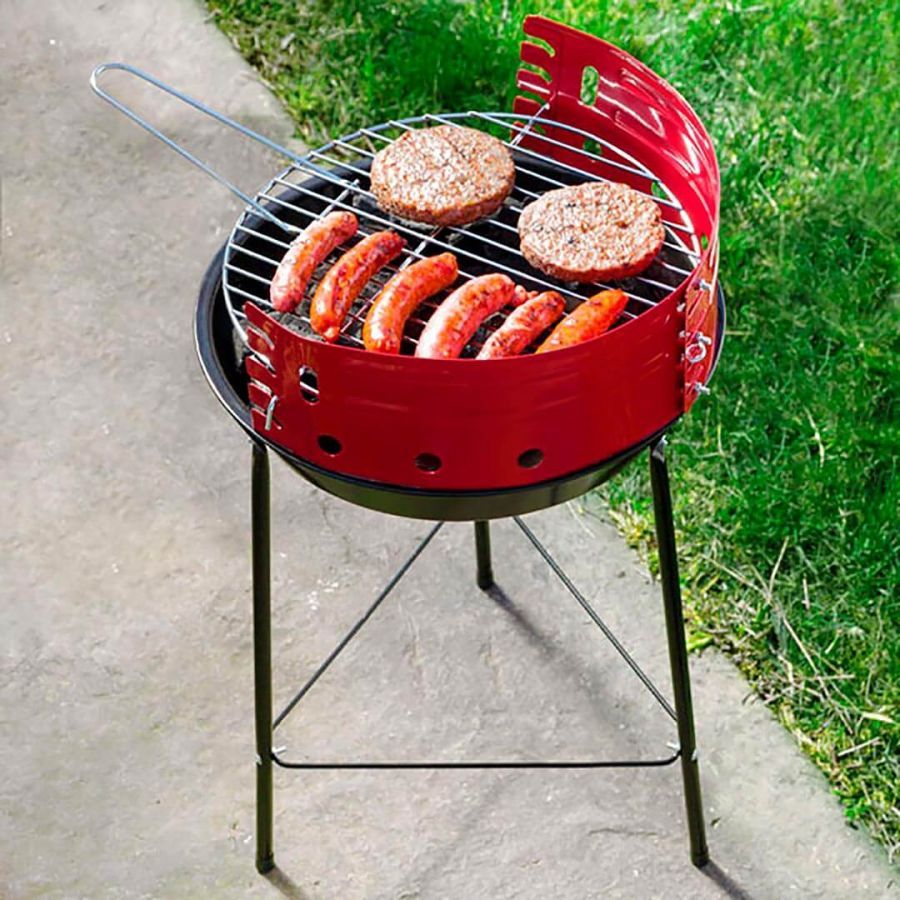 Holzkohlegrill 33x53 cm