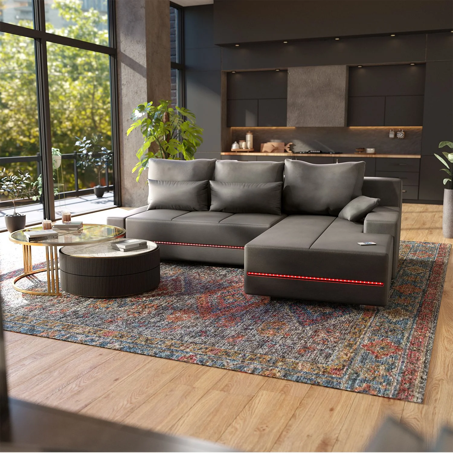 2025 Davos Sofa mit LED