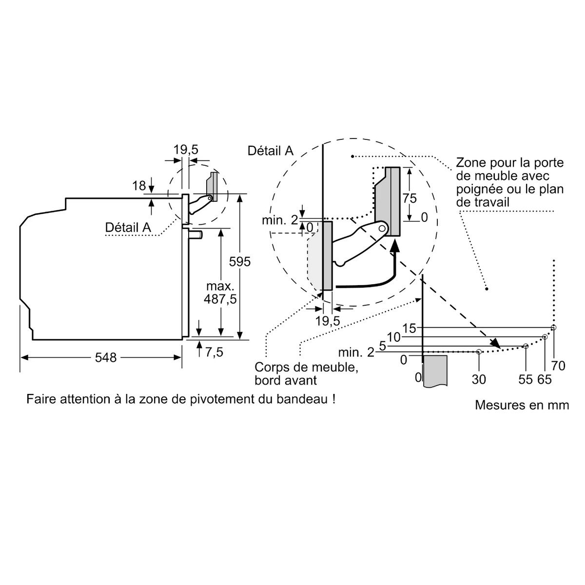 Bosch Einbau-Dampf-Kombibackofen 71 l 60 cm A+ Pyrolyse Schwarz - HRG7764B1