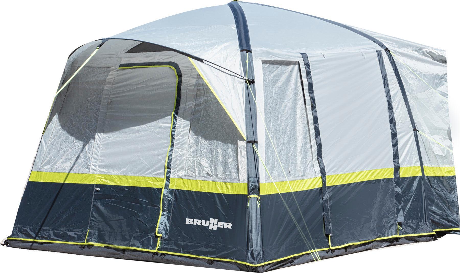 2025 Trouper 2.0 oppustelig varevognsmarkise – A.I.R. Tech. Myggenet. Syet gulv. Tagventilation.