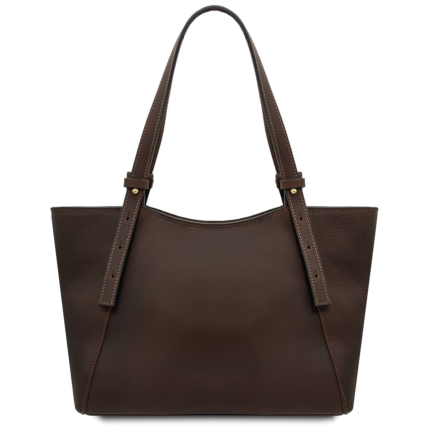 Libra - Long handle leather tote bag | TL142562