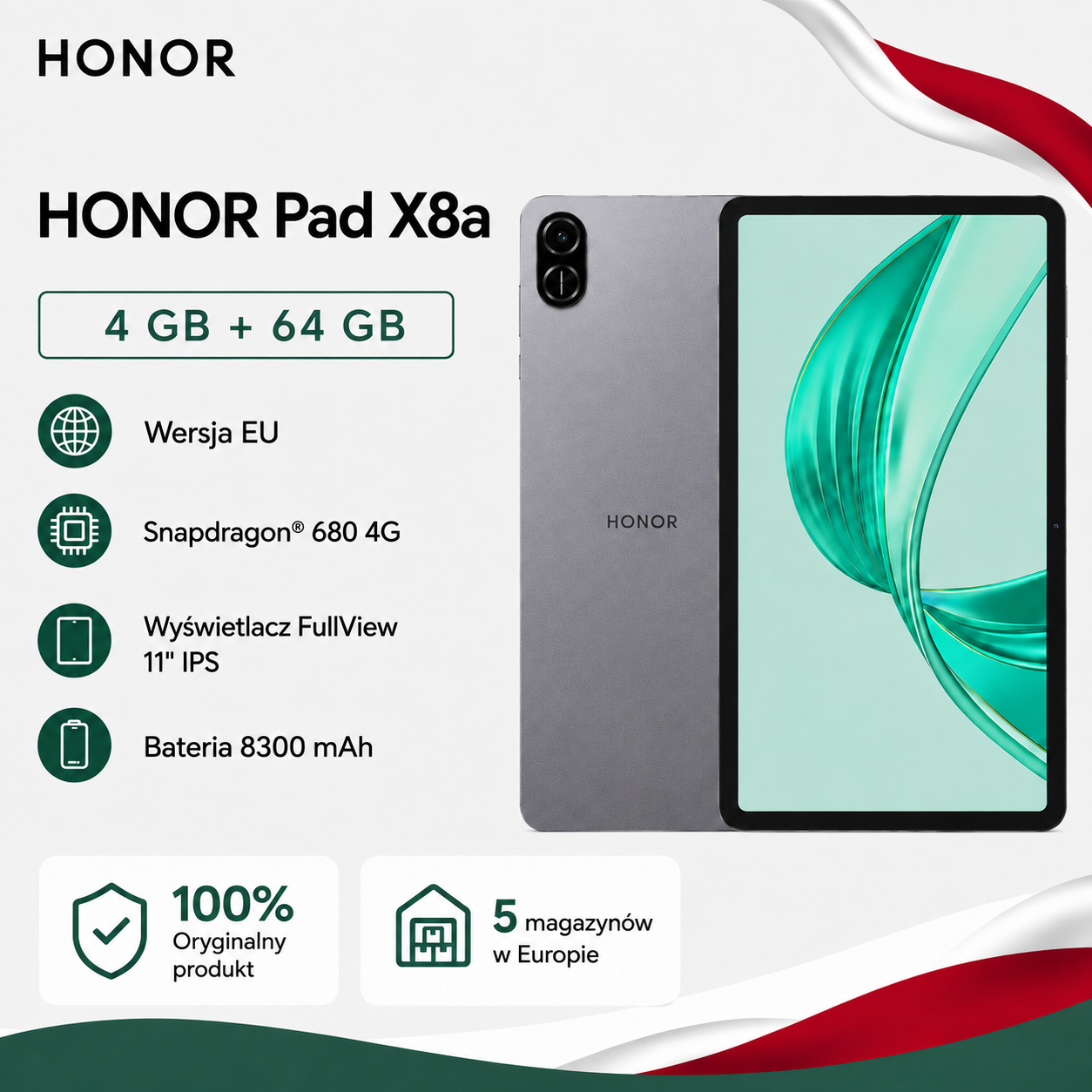 HONOR Pad X8a