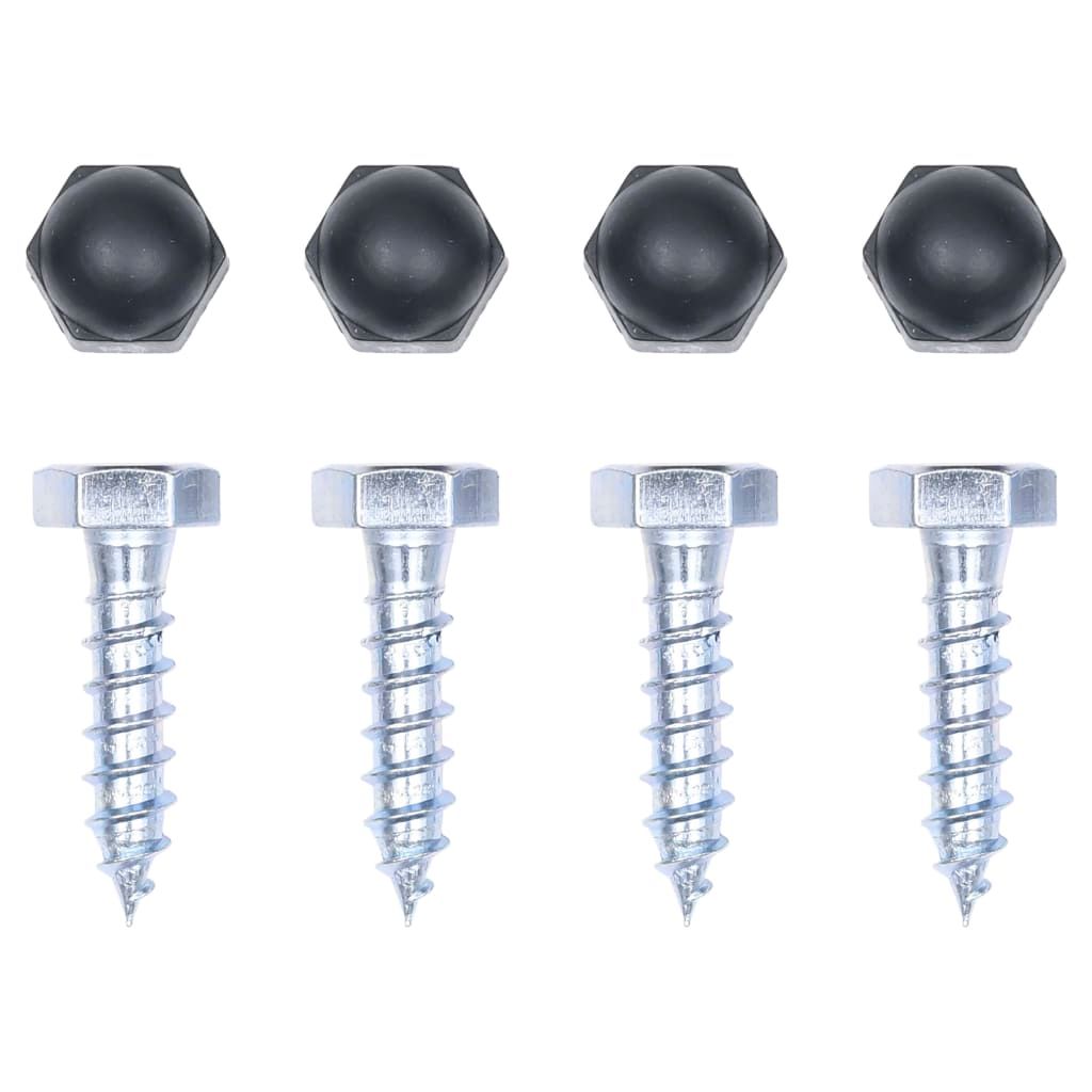 Turnbarren, 3-teilig, 125 cm, roter Stahl, Vidaxl