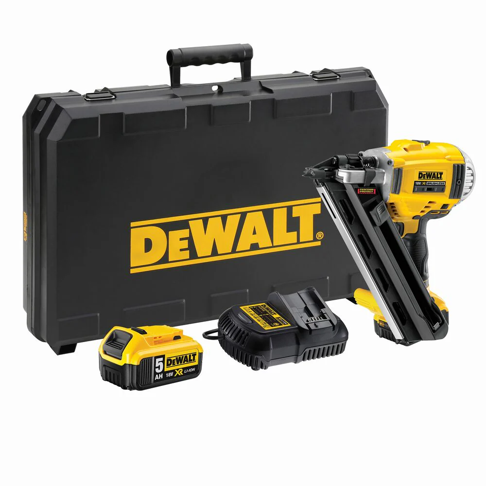 Cloueuse et agrafeuse sans fil 2025 18 V/2 x 5 Ah, deux vitesses, 90 mm – DeWALT DCN692P2-QW