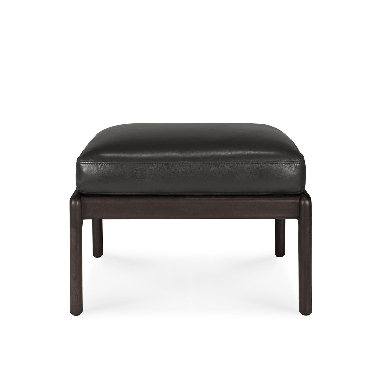 Reposapiés Jack - Cuero negro