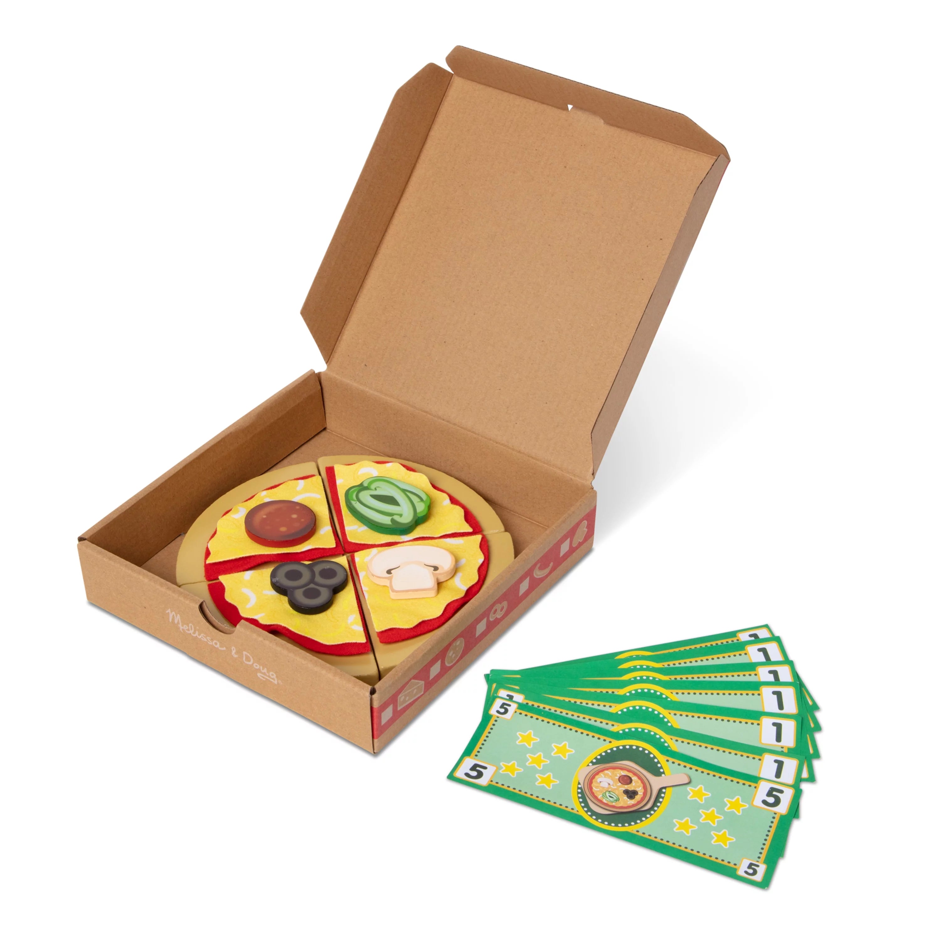 Melissa & Doug Pizza-Spielset aus Holz (41 Teile) – FSC-zertifiziert