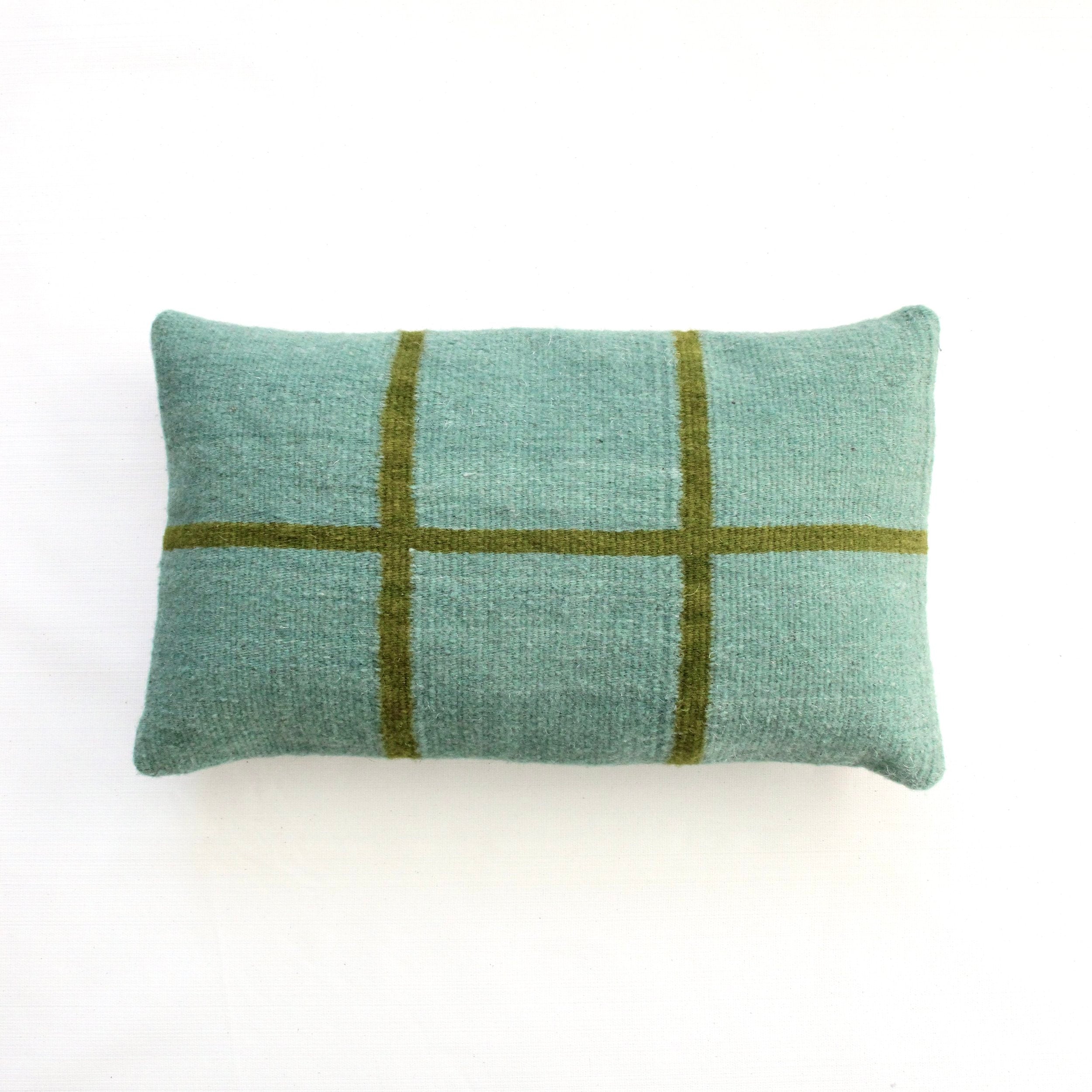 Pillow 07: Jade + Olive