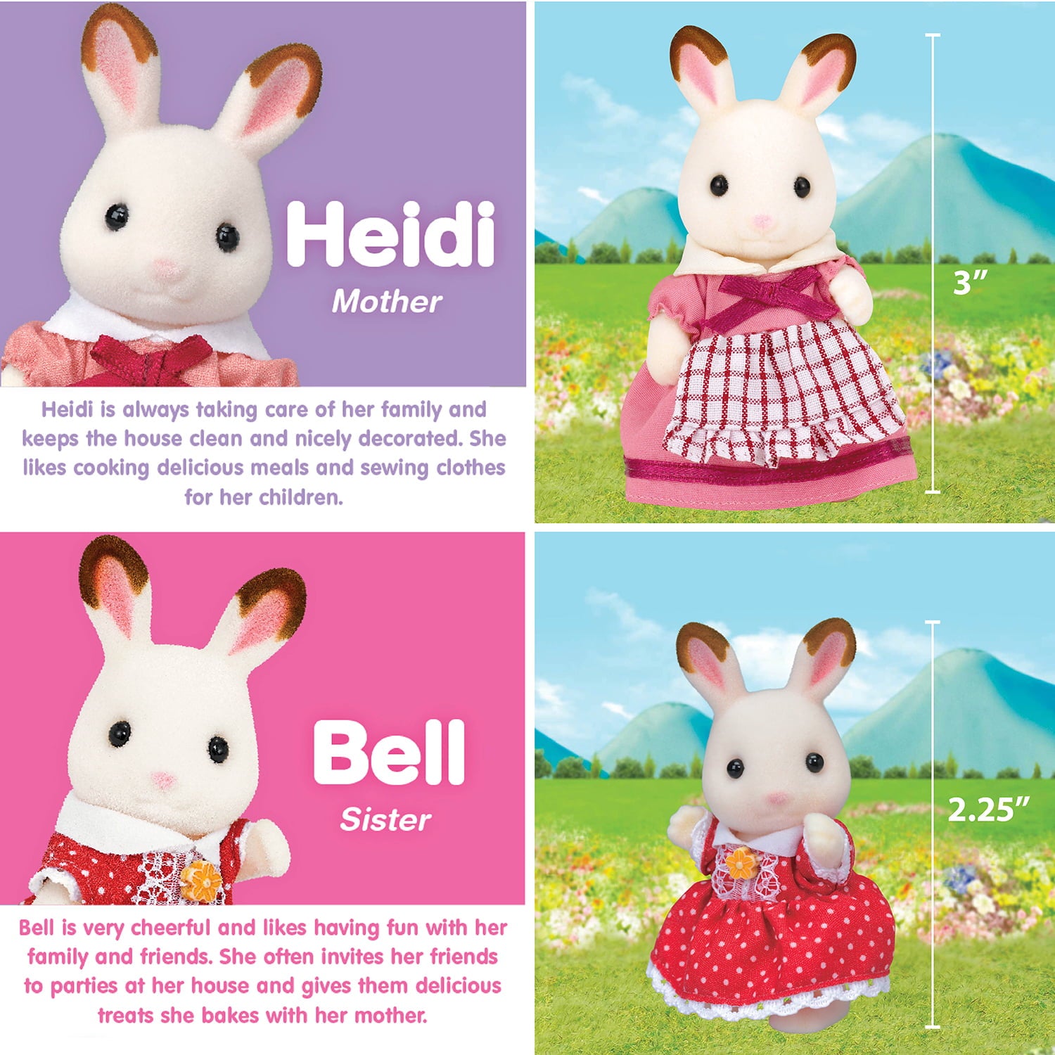 Calico Critters Puppenhaus mit rotem Dach – Puppenhaus mit Figuren, Möbeln und Zubehör