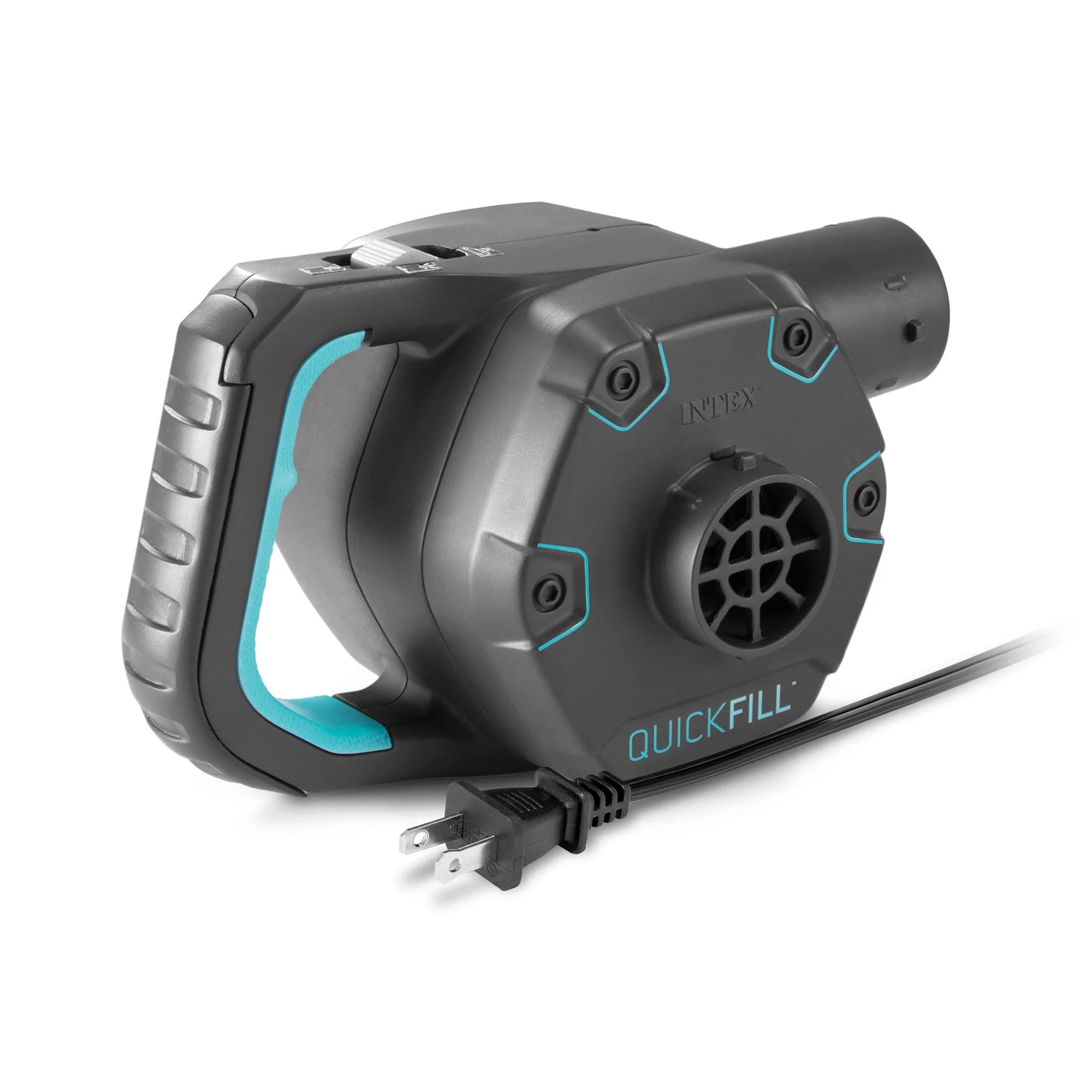 Intex aufblasbare Garten-Wasserrutsche mit Surfern und elektrischer Luftpumpe