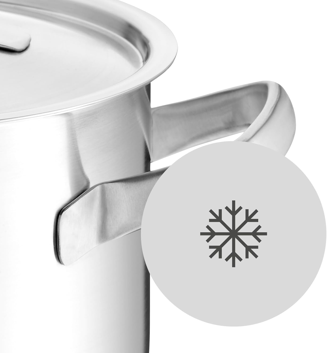 WMF Gourmet Plus - 5-teiliges Kochgeschirr-Set, Edelstahl, induktionsgeeignet, 1 flacher Bräter (20 cm), 3 hohe Bräter (16 cm, 20 cm und 24 cm), 1 Stielkasserolle (16 cm) mit 4 Edelstahldeckeln