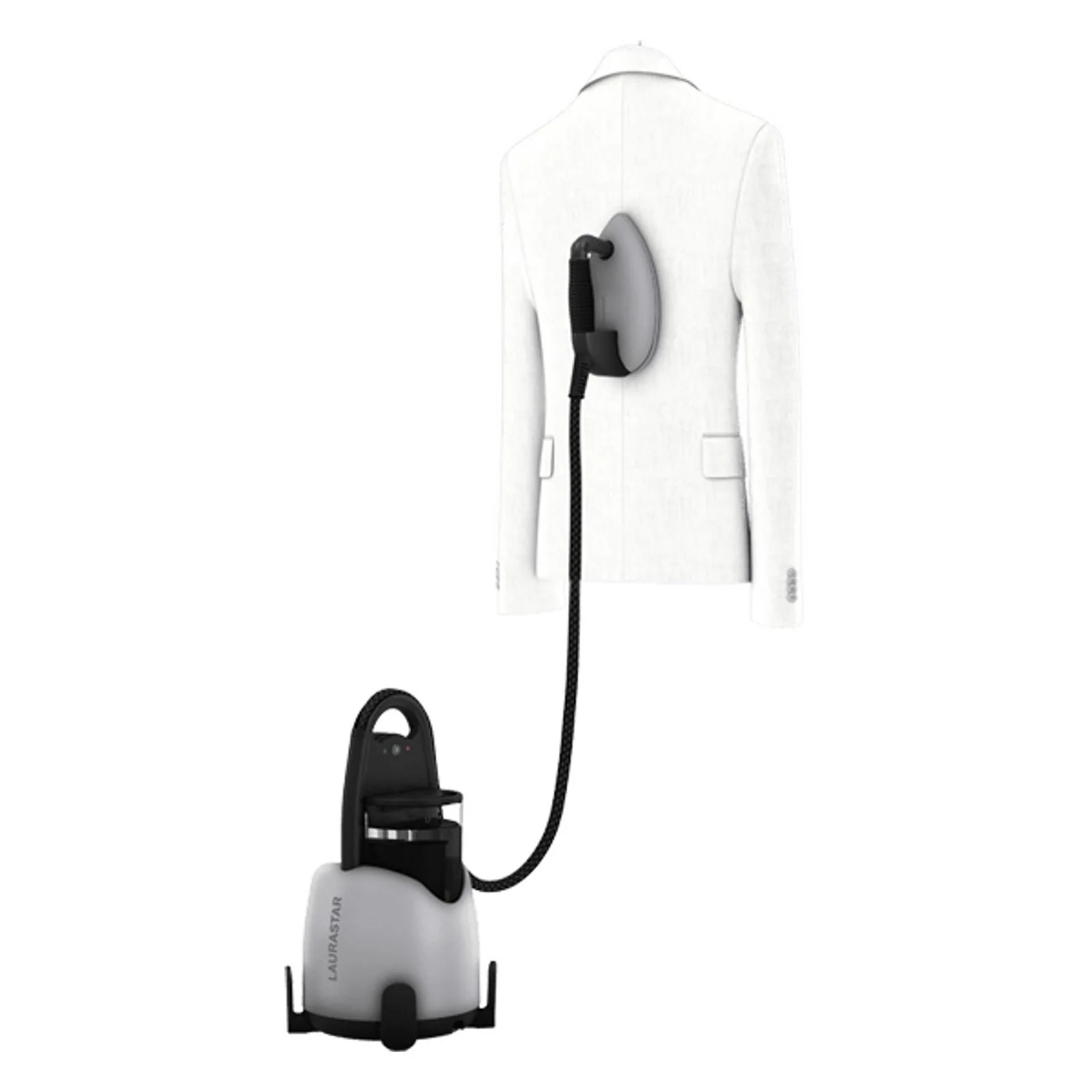 LauraStar Lift Xtra Tragbare Dampfbügelstation aus Aluminium, 2025, 2200 W, 1,1 L, Schwarz und Grau