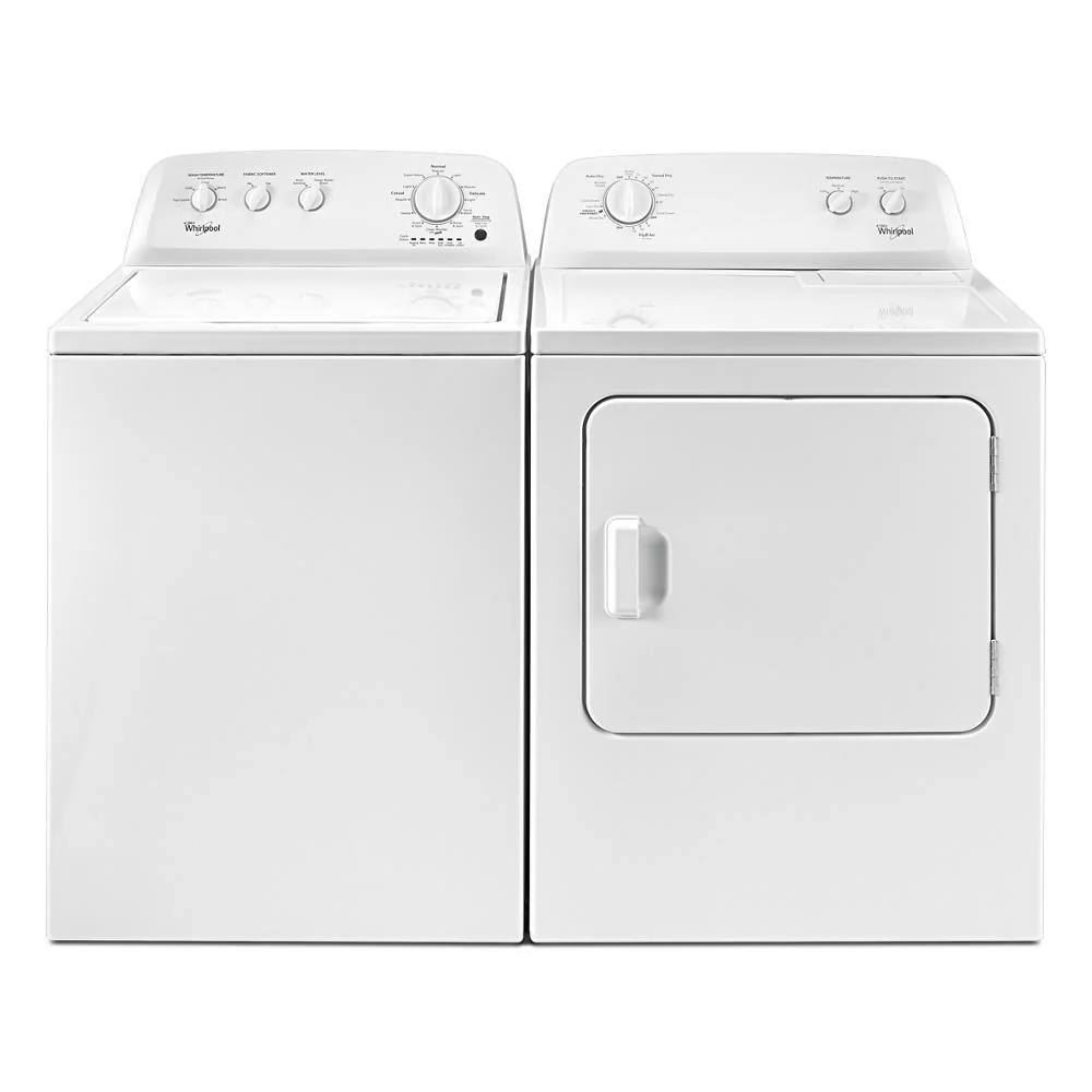 2025 Whirlpool WTW4616FW - 3,5 cu ft topbetjent vaskemaskine med mulighed for dybdegående vask