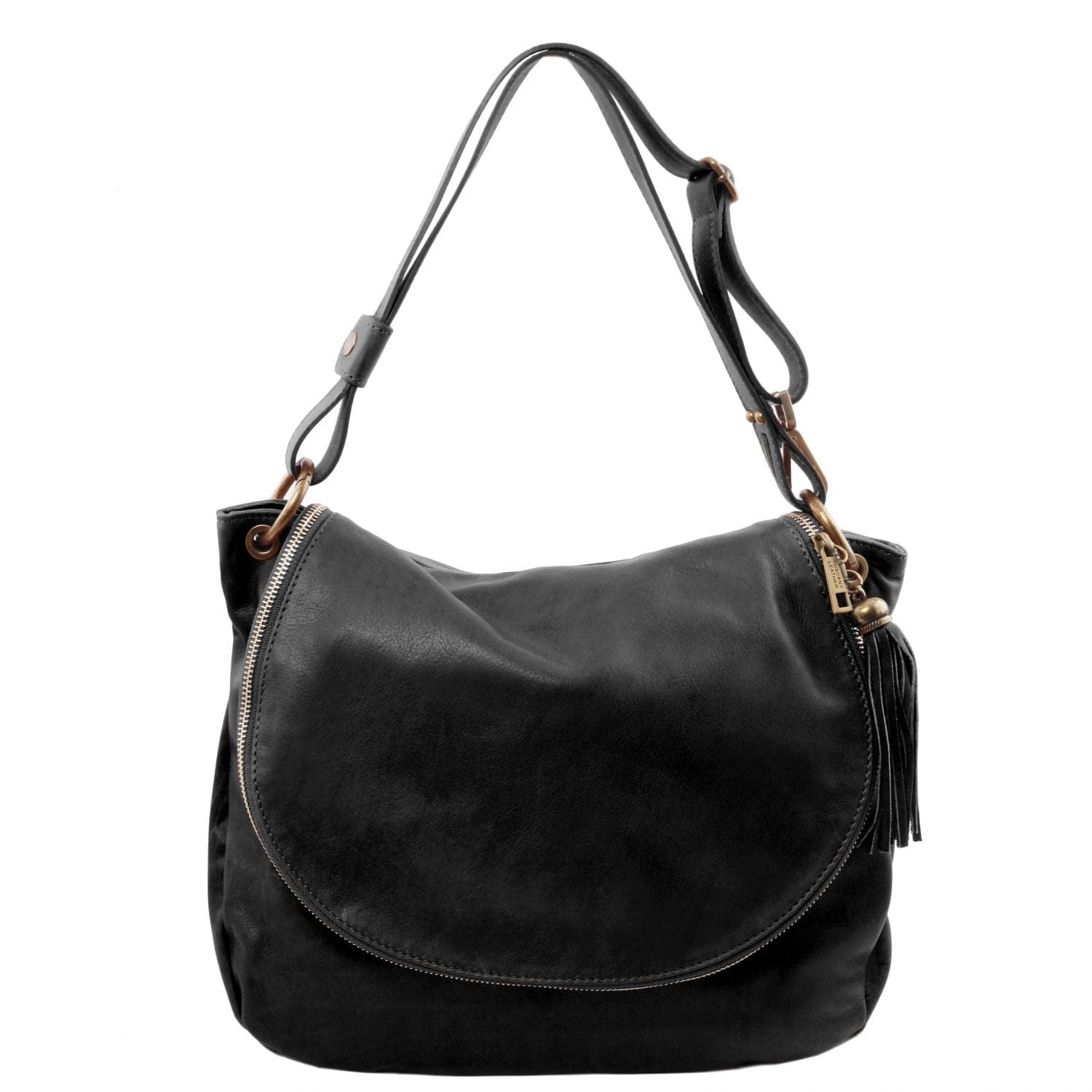 TL Bag - Soft leather shoulder bag with tassel detail | TL141110
