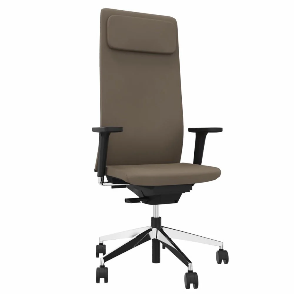 2025 Matrix MT14 Ergonomisk Executive Chair i ægte læder – DEN GODE CHEF til komfortabelt arbejde – Fremstillet i Tyskland – 30 års garanti