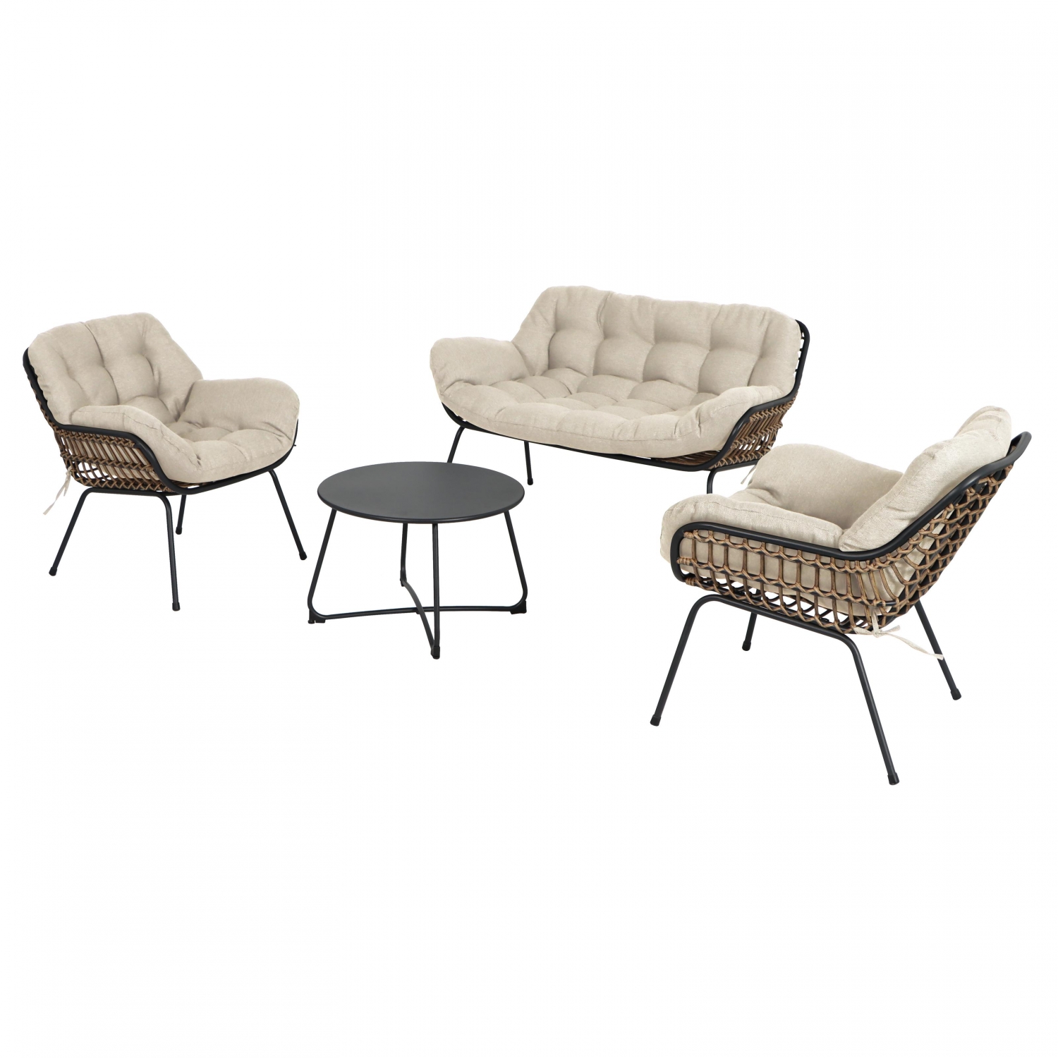 Siena Kaffeegarten-Set - Sand