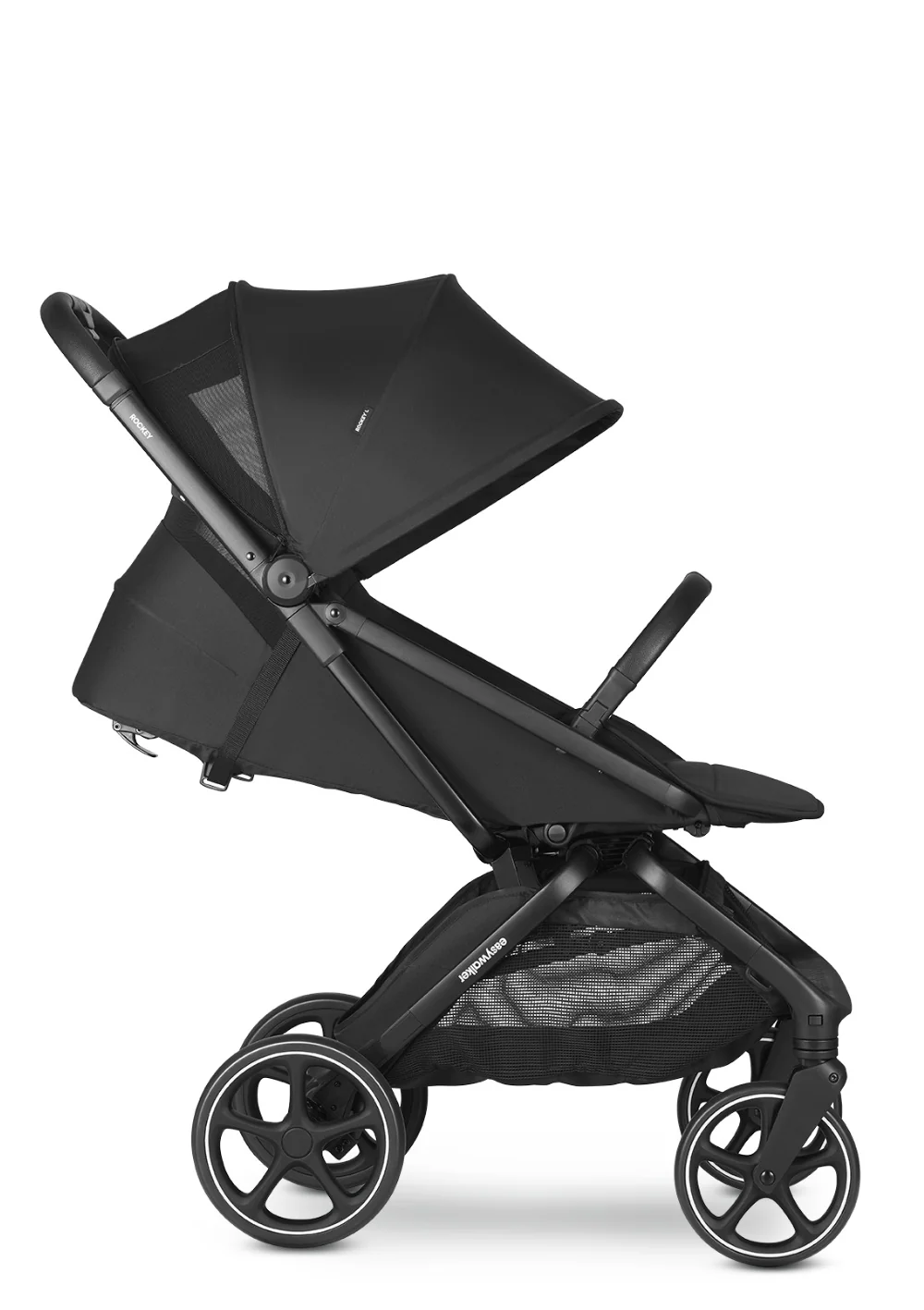 2025 Rockey L Pure Black Kinderwagen – Ihr geländegängiger Kinderwagen von EASYWALKER