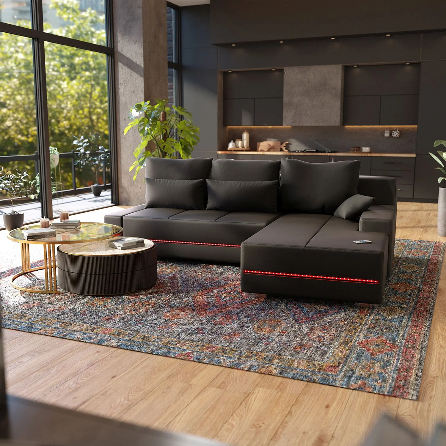 2025 Davos Sofa mit LED