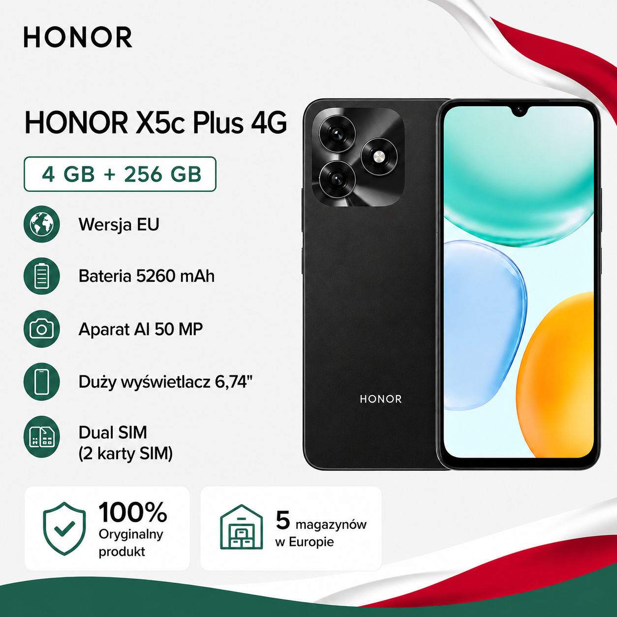 HONOR X5c Plus 4G