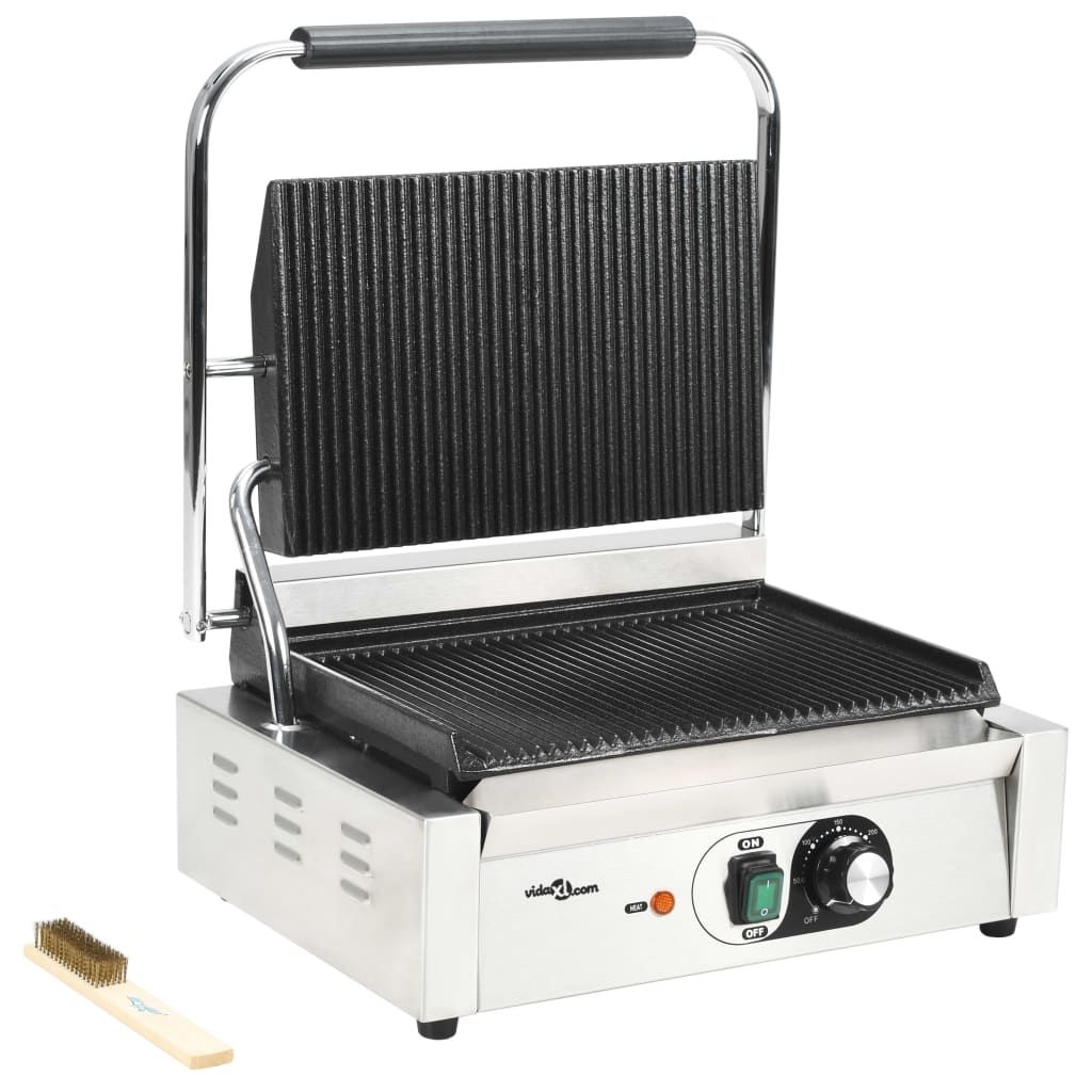 Grillgrill med ribben 2200 W 43x30,5x20 cm Vidaxl