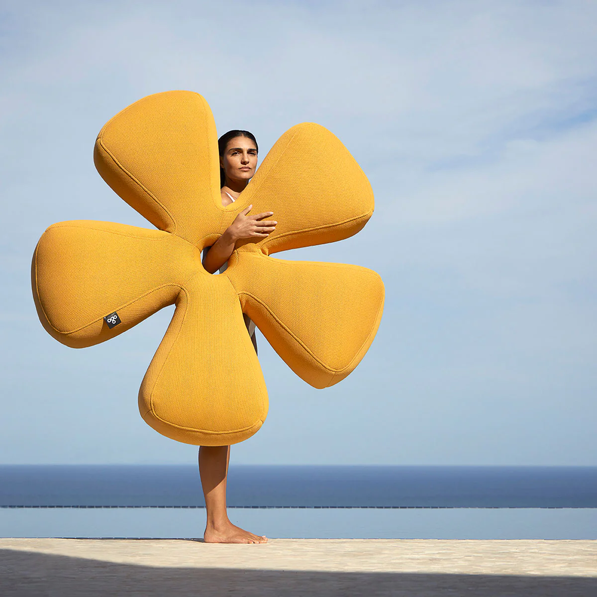 Schwimmender Blumensitz