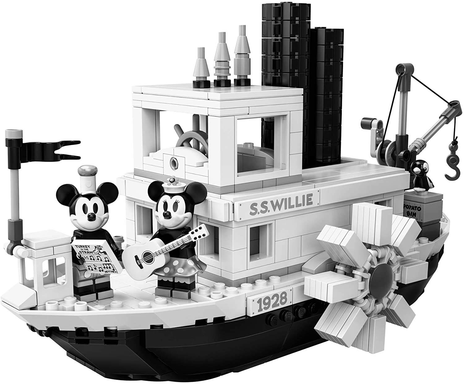 LEGO Ideas 21317 Disney Steamboat Willie – Bauset (751 Teile)