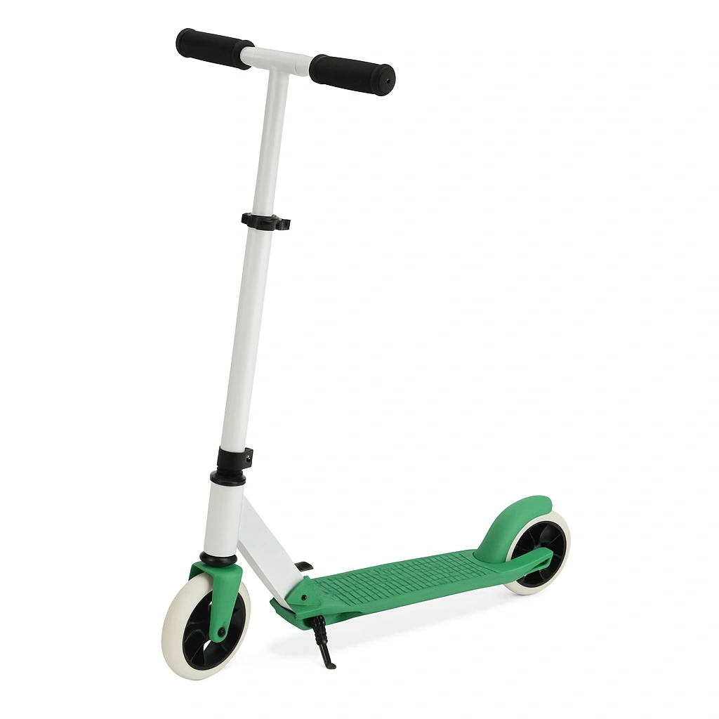 Trottinettes pour enfants, blanches et vertes, 6-10 ans - TunbFKxz62zk