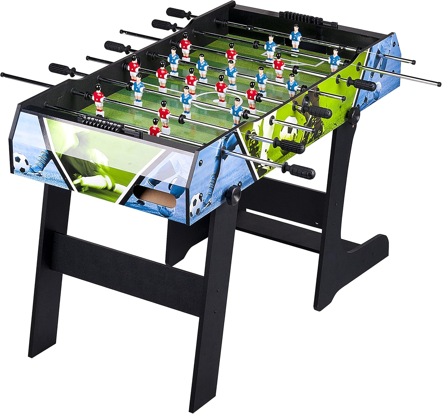 Leomark Spieltisch aus Holz für Kinder und Erwachsene | Spielspaß zu Hause oder auf Partys, Familienunterhaltung | Stabil, lehrreich und einfach aufzubauen