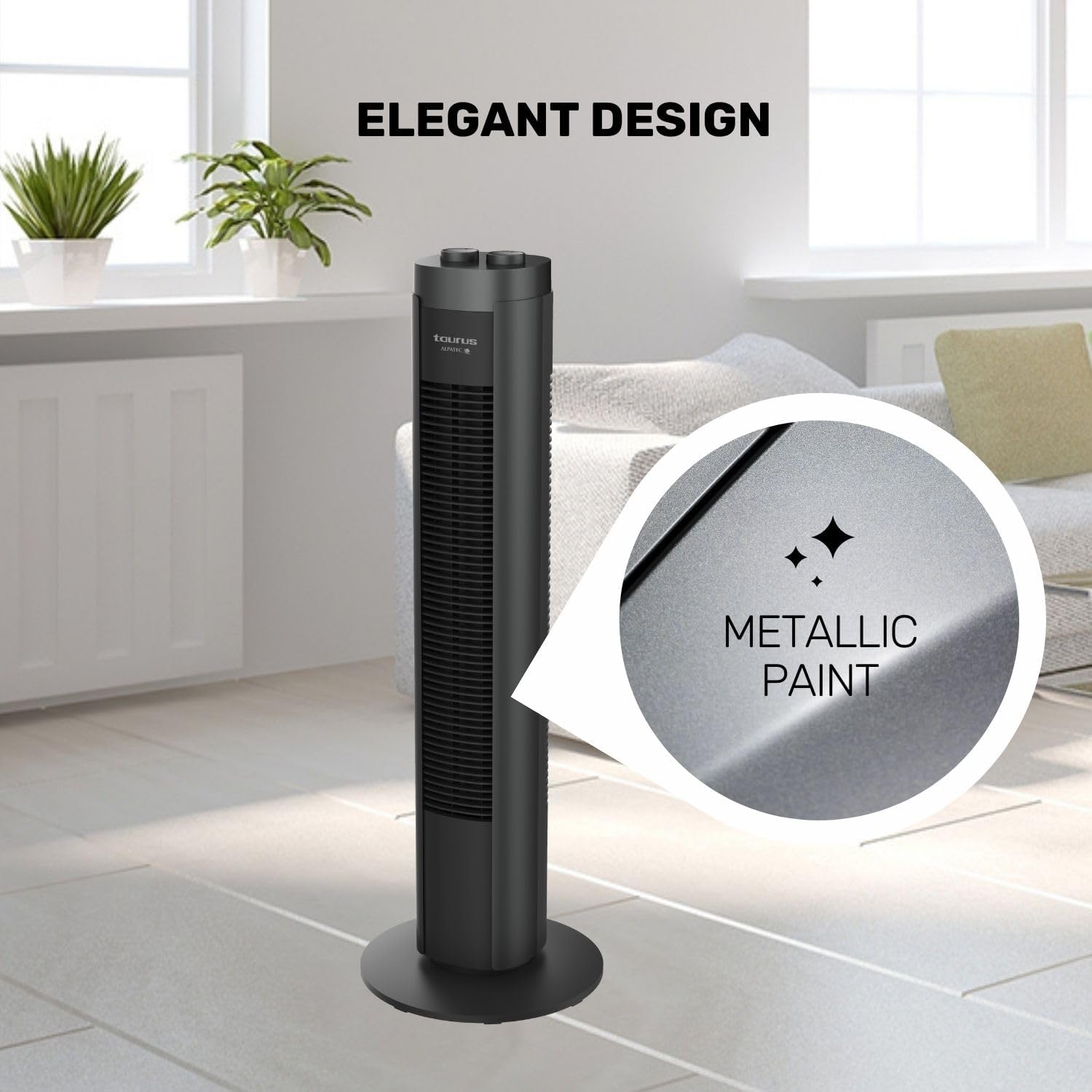 Ventilateur tour Taurus - New Babel 50 W, hauteur 86 cm