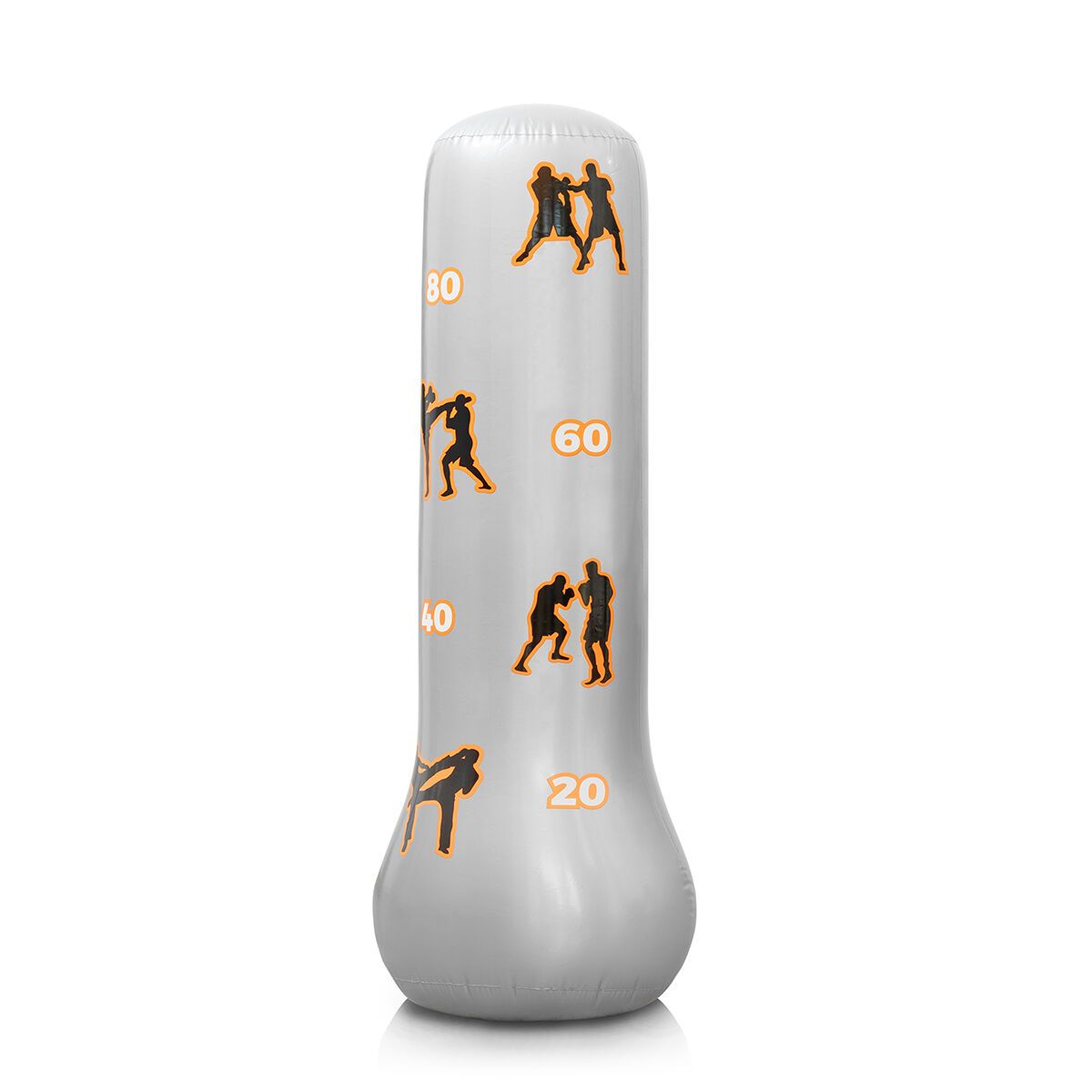 Aufblasbarer, freistehender Boxsack für Kinder, PVC, 40 x 115 x 40 cm, IG814625 – Innovagoods. Grau