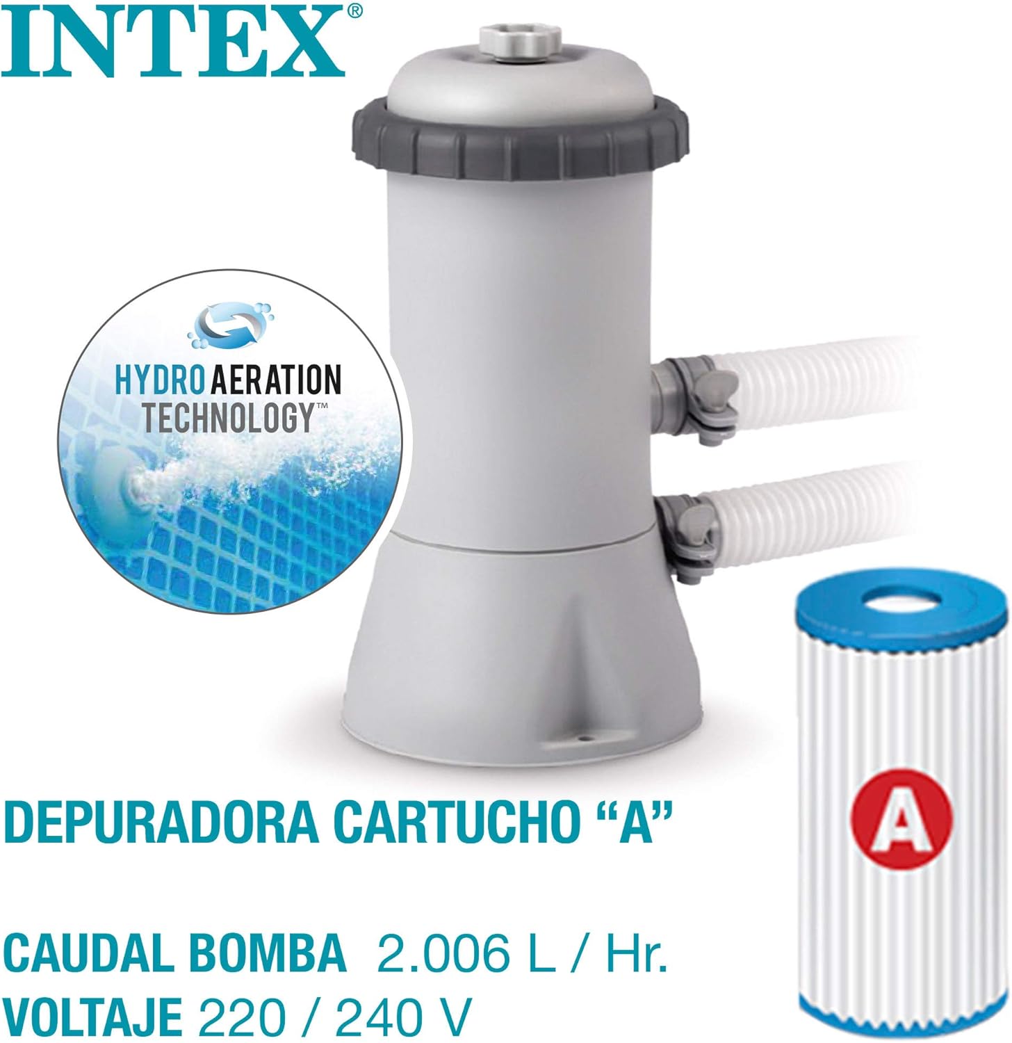 Intex 28271NP – Kleiner Rahmen-Aufstellpool 260 x 160 x 65 cm, 2.282 Liter, Blau