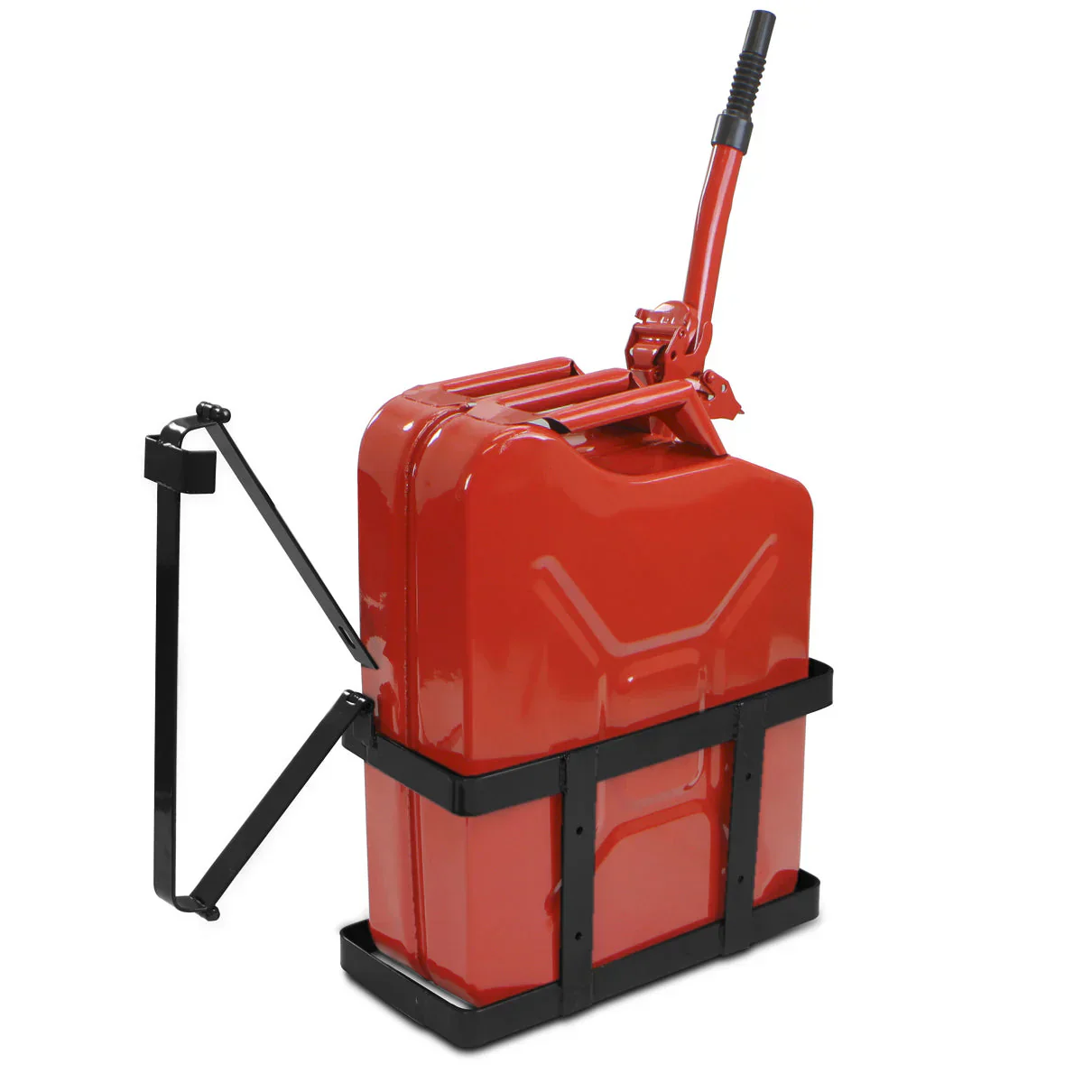 5 Gallon 20L Jerry Can Gas Diesel Fuel Steel Tank NATO Style Holder