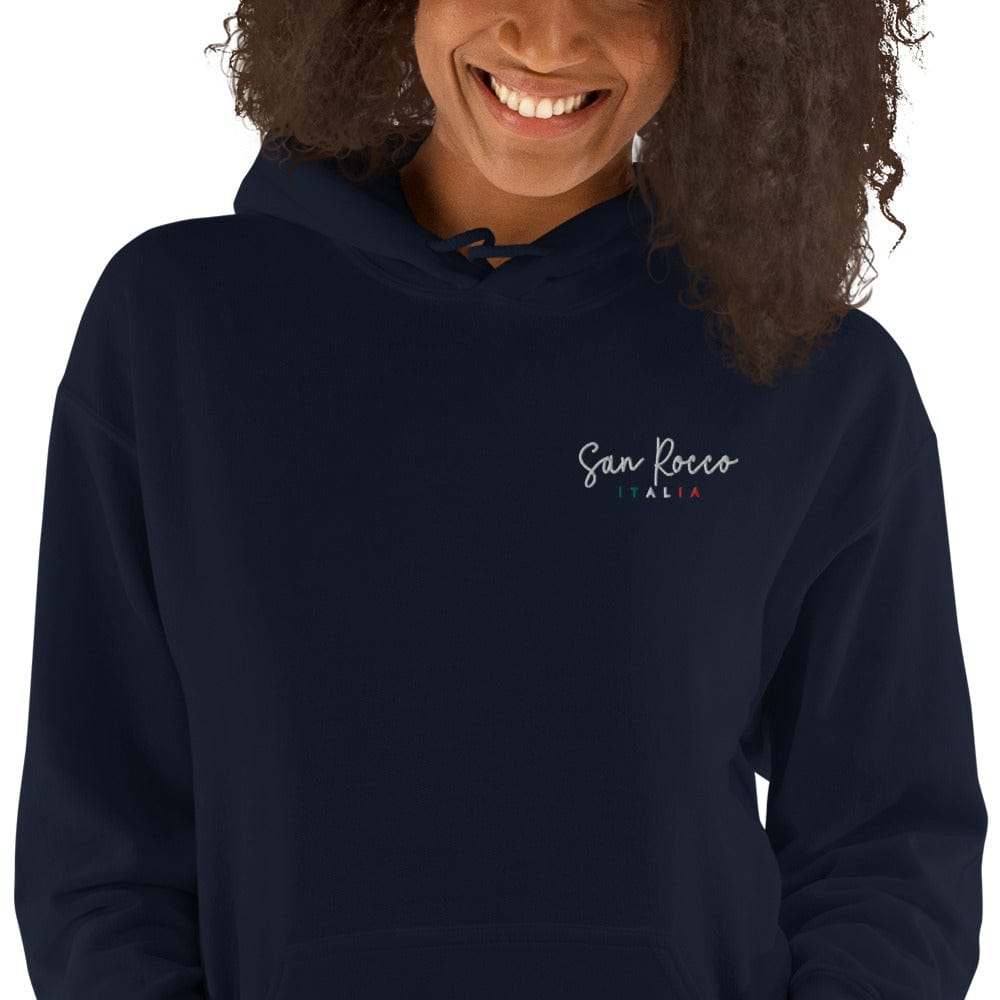 San Rocco Italia Embroidered Logo Unisex Hoodie