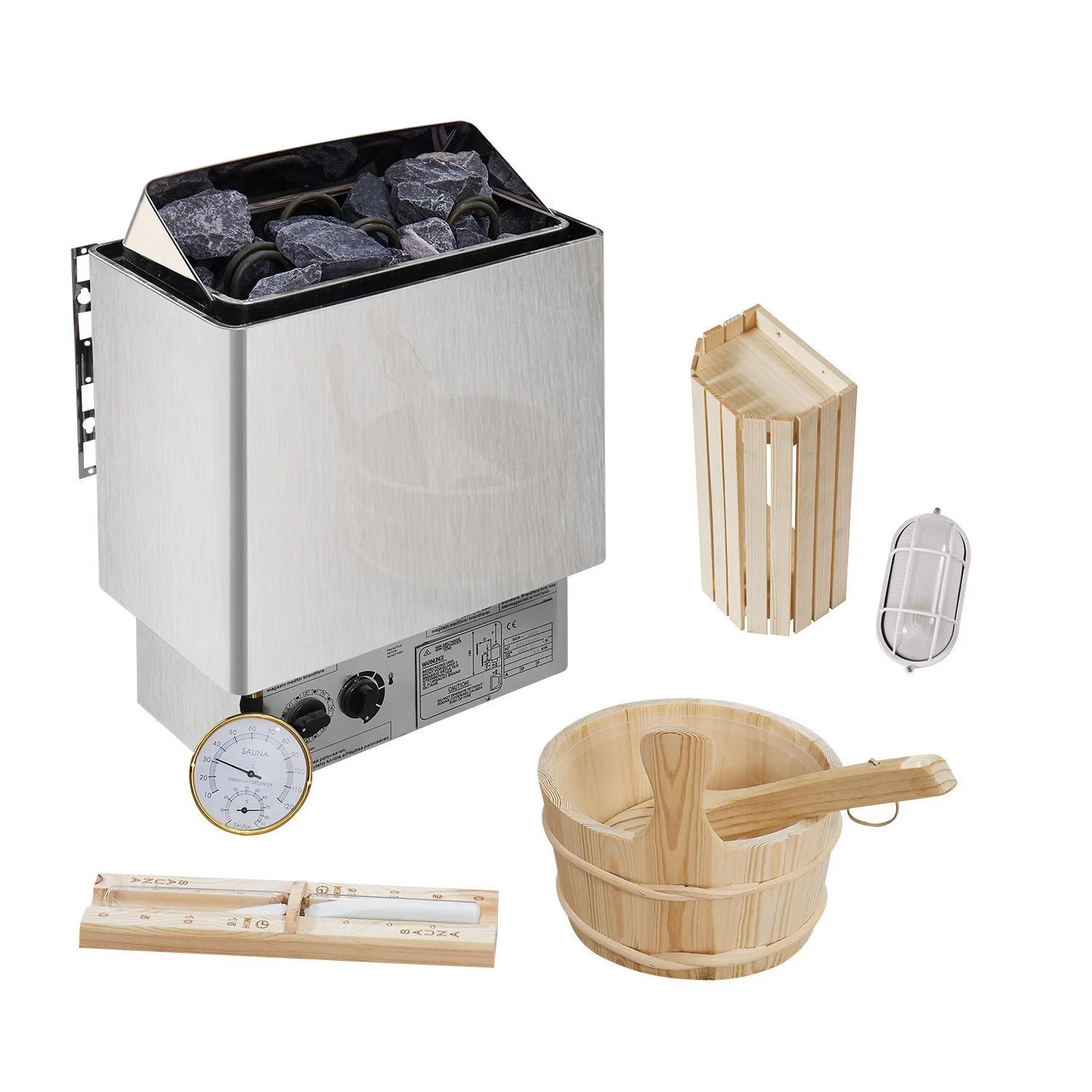 2025 Spitzbergen Fasssauna mit Saunaofen