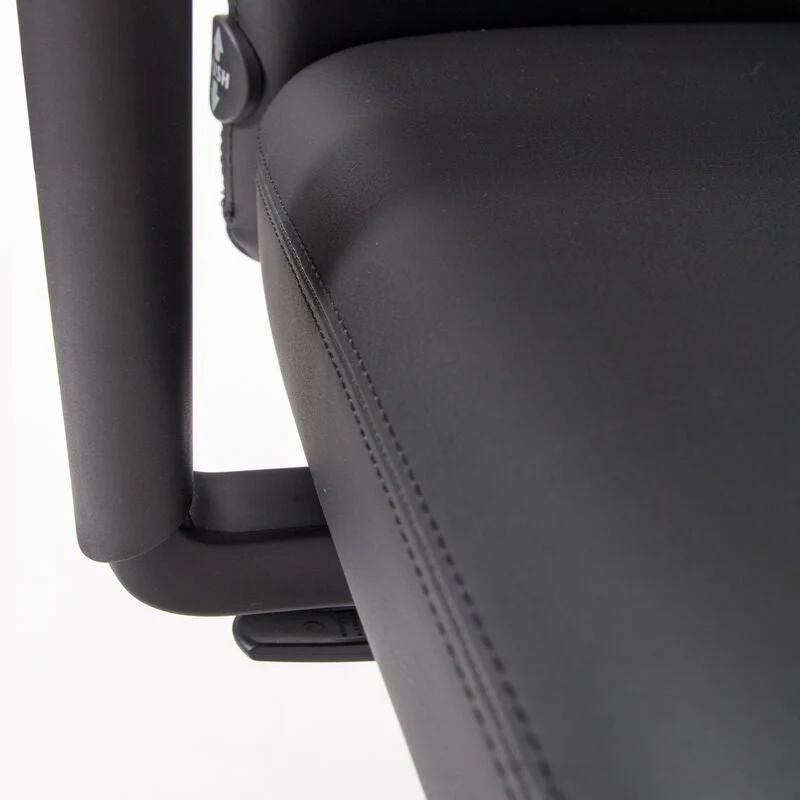 2025 Slow Agilis AG10 Ergonomischer Bürostuhl mit hoher Rückenlehne – DER RÜCKENRetter in hochwertigem Kunstleder – 30 Jahre Garantie