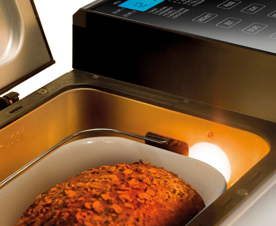 2025 Backmeister® Top Edition brødmaskine 615 W med 11 programmer og en kapacitet på op til 1.200 g