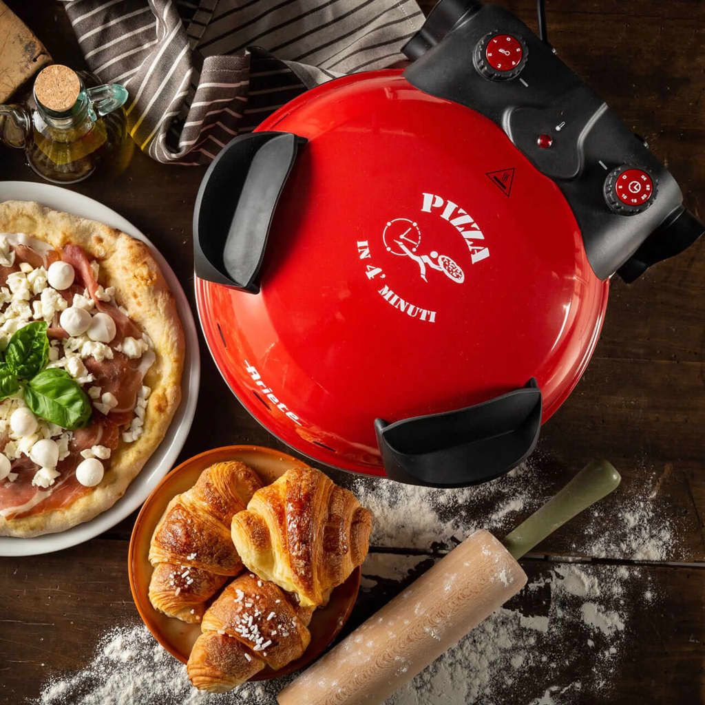 Ariete Da Gennaro Pizzaofen 1200W Rot und Schwarz