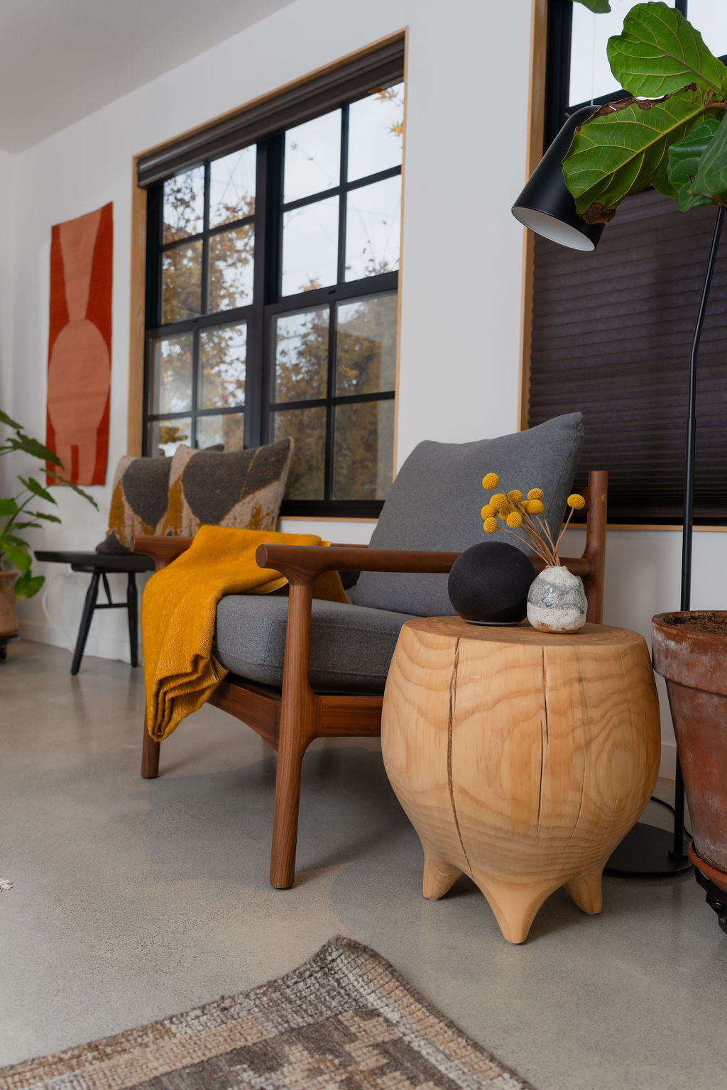 Mesa auxiliar Saturno - Natural