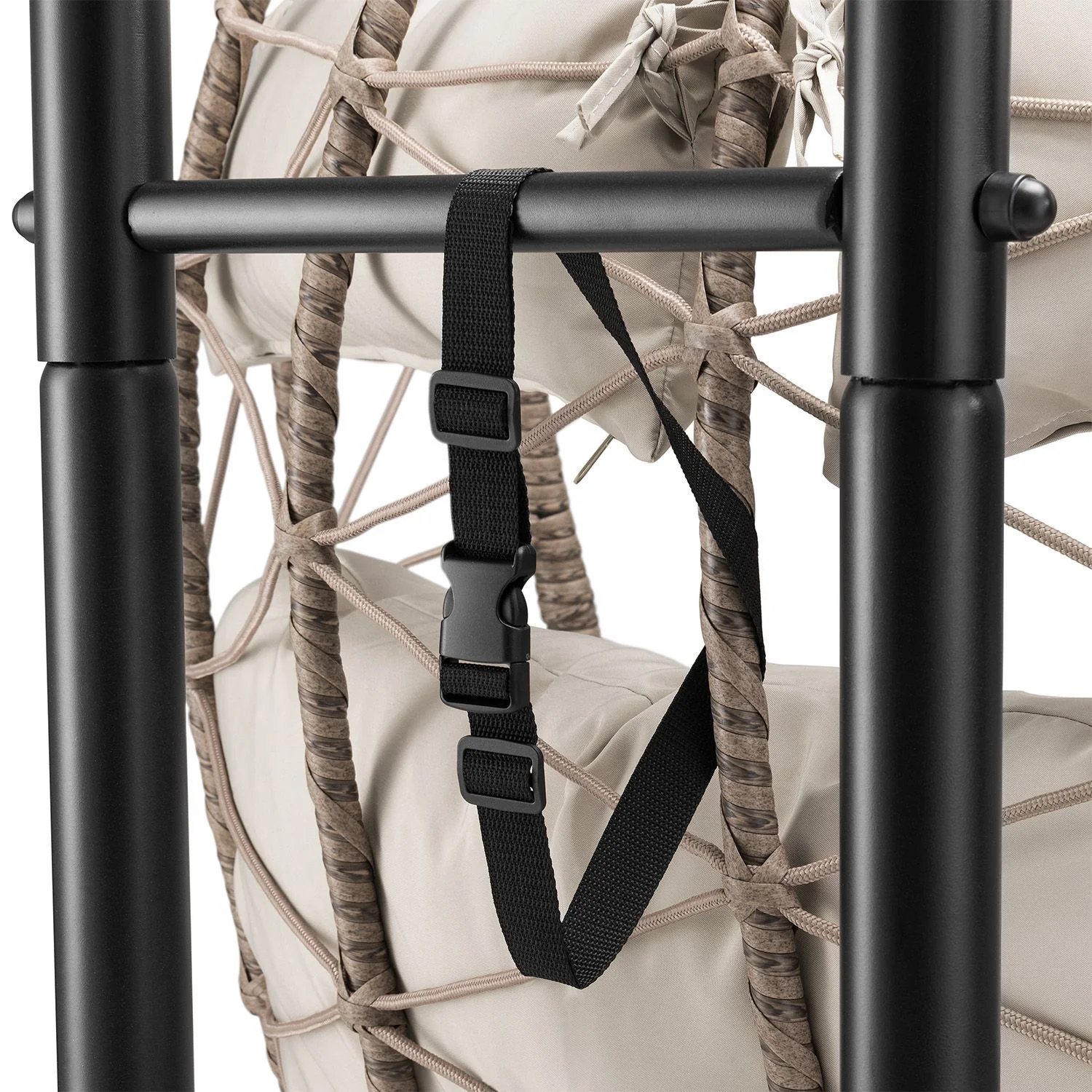 Fauteuil suspendu double Aria 2025 en résine tressée