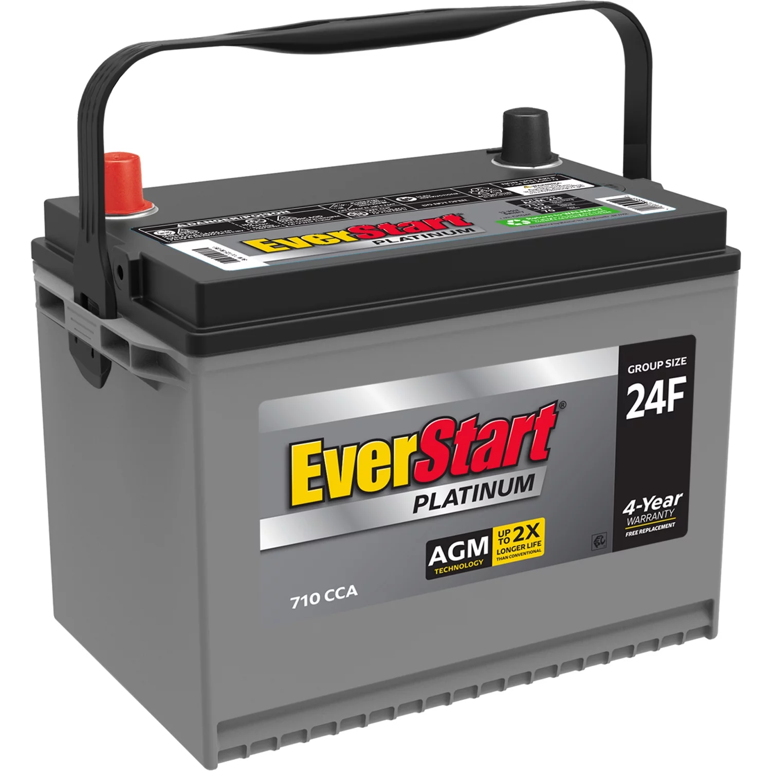 EverStart Platinum AGM bilbatteri. Gruppe 24F. 12V. 750A (CCA)